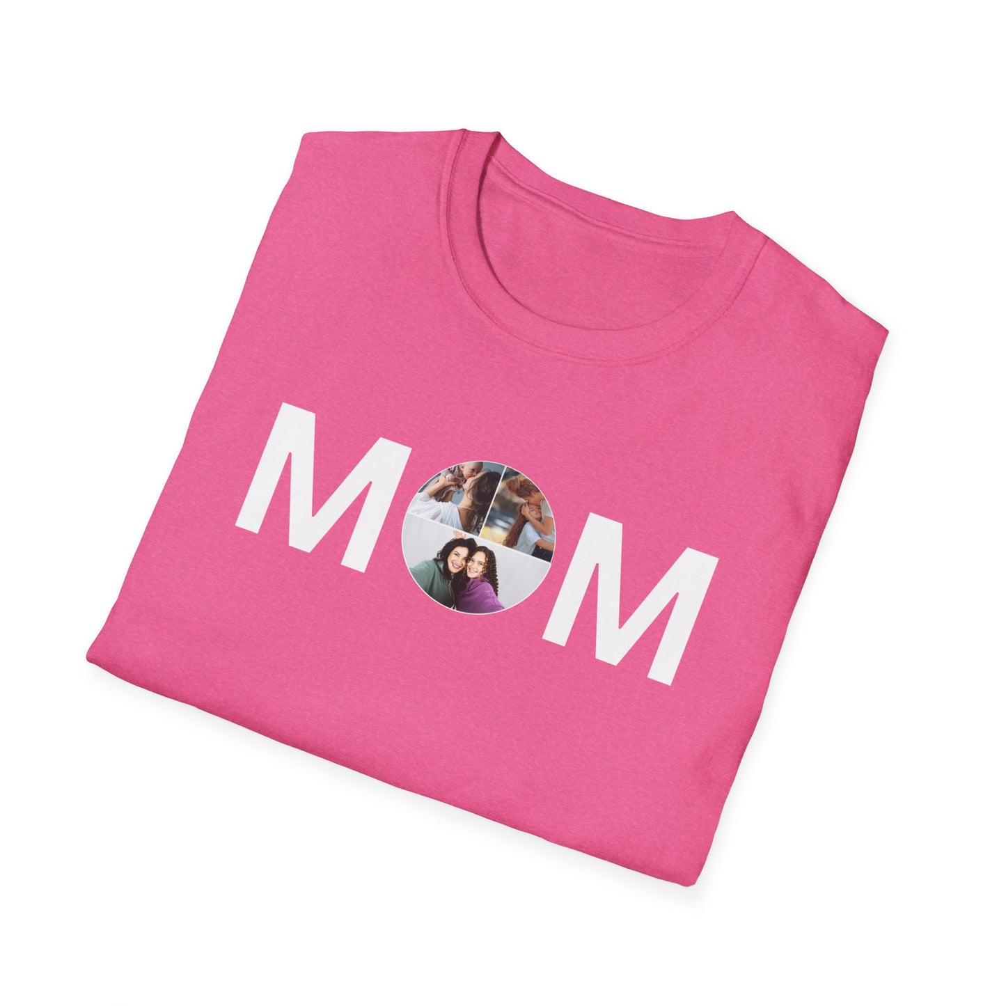 Personalized MOM Photo T-Shirt | Tee for Mother's Day & Family Gifts