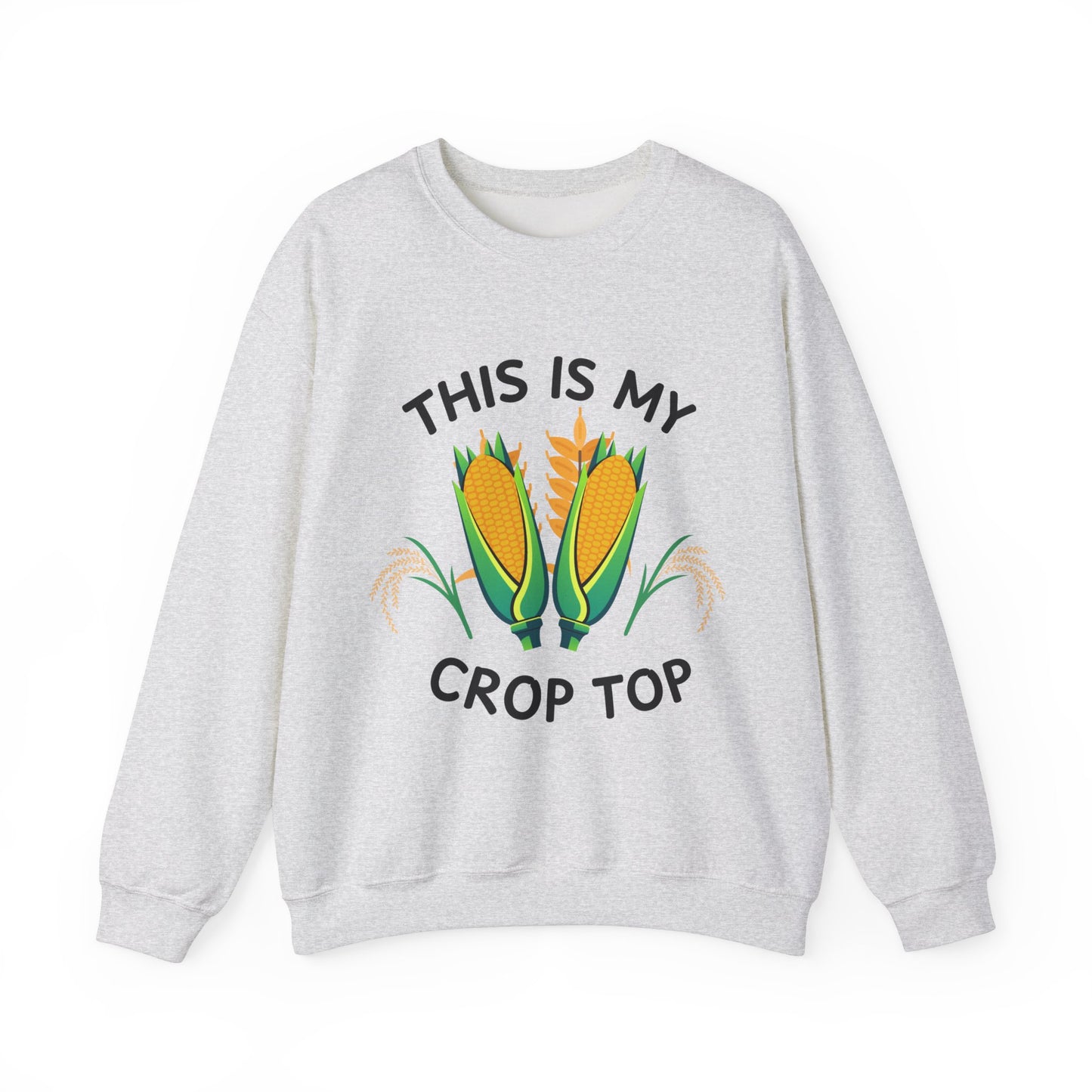 This Is My Crop Top - Funny Plant and Gardening Lover Sweatshirt