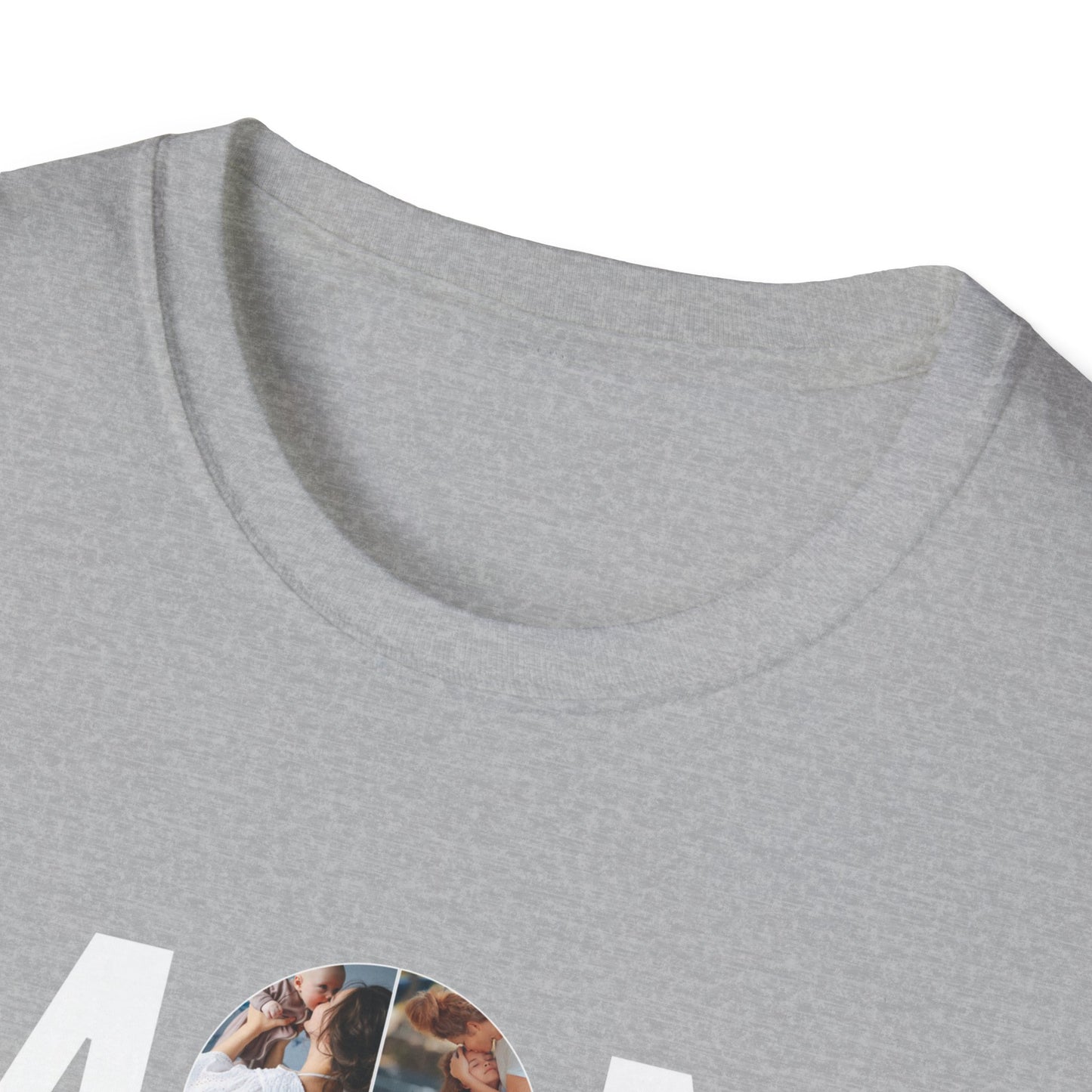 Personalized MOM Photo T-Shirt | Tee for Mother's Day & Family Gifts
