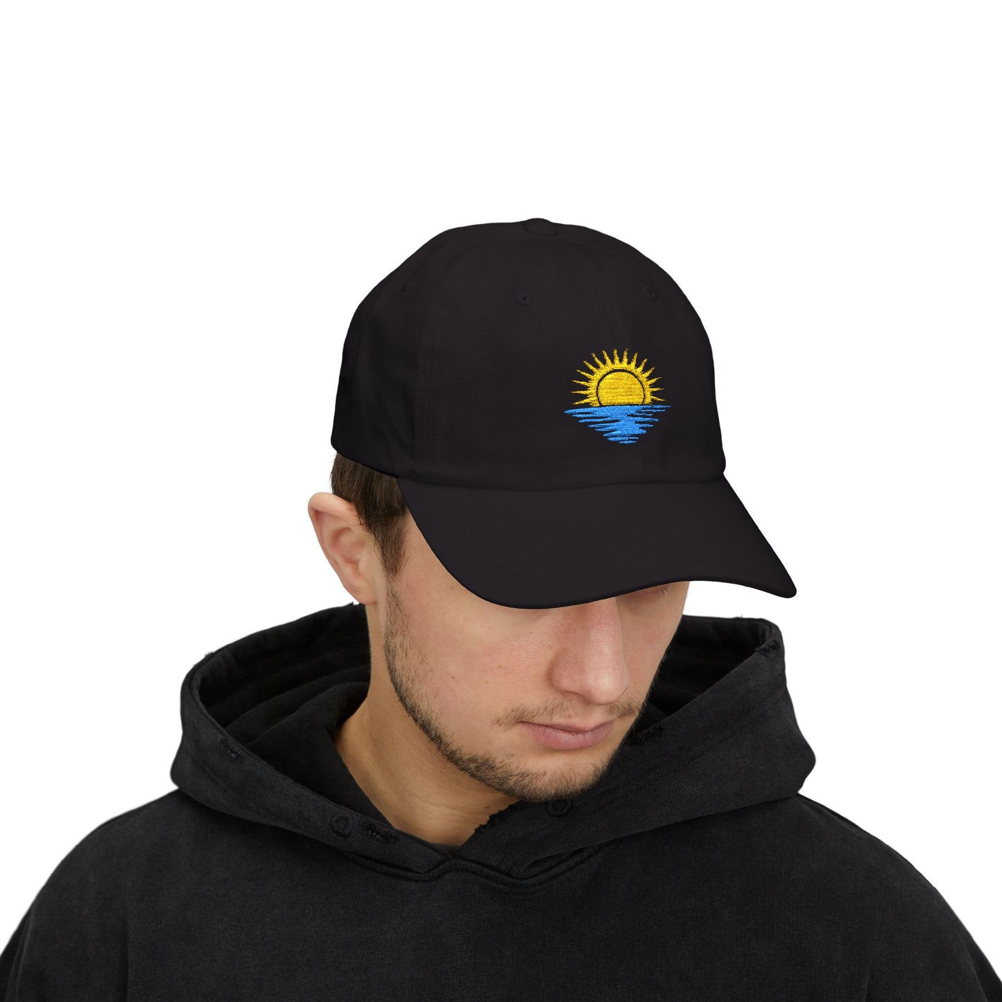 Sunset Embroidered Classic Summer Cap