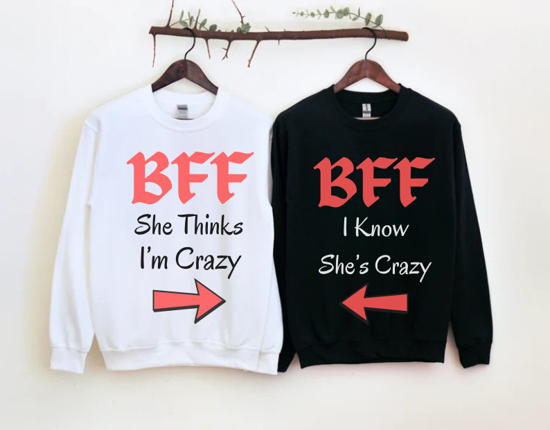 Funny Besfriends Sweatshirt Bundle