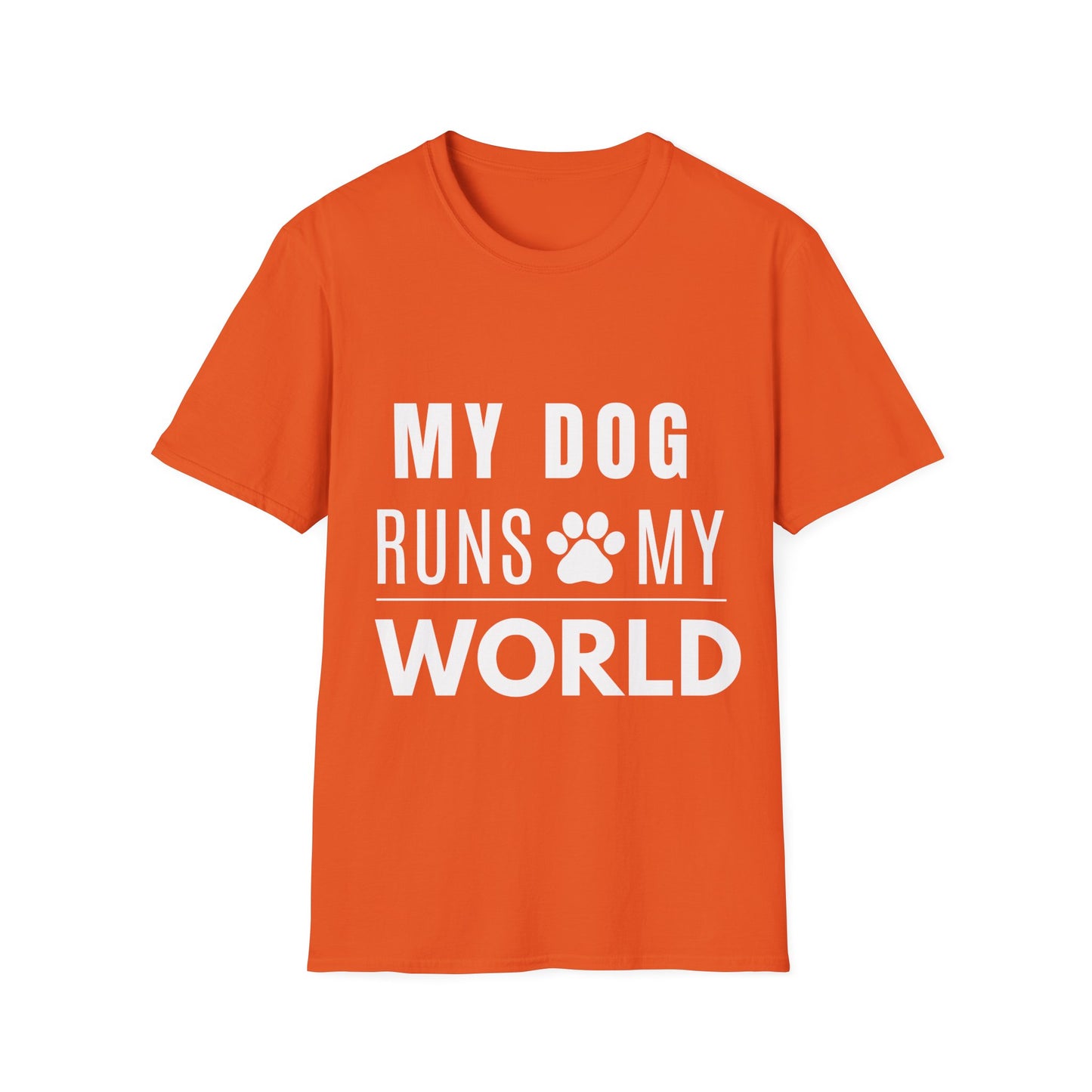 My Dog Runs My World T-Shirt