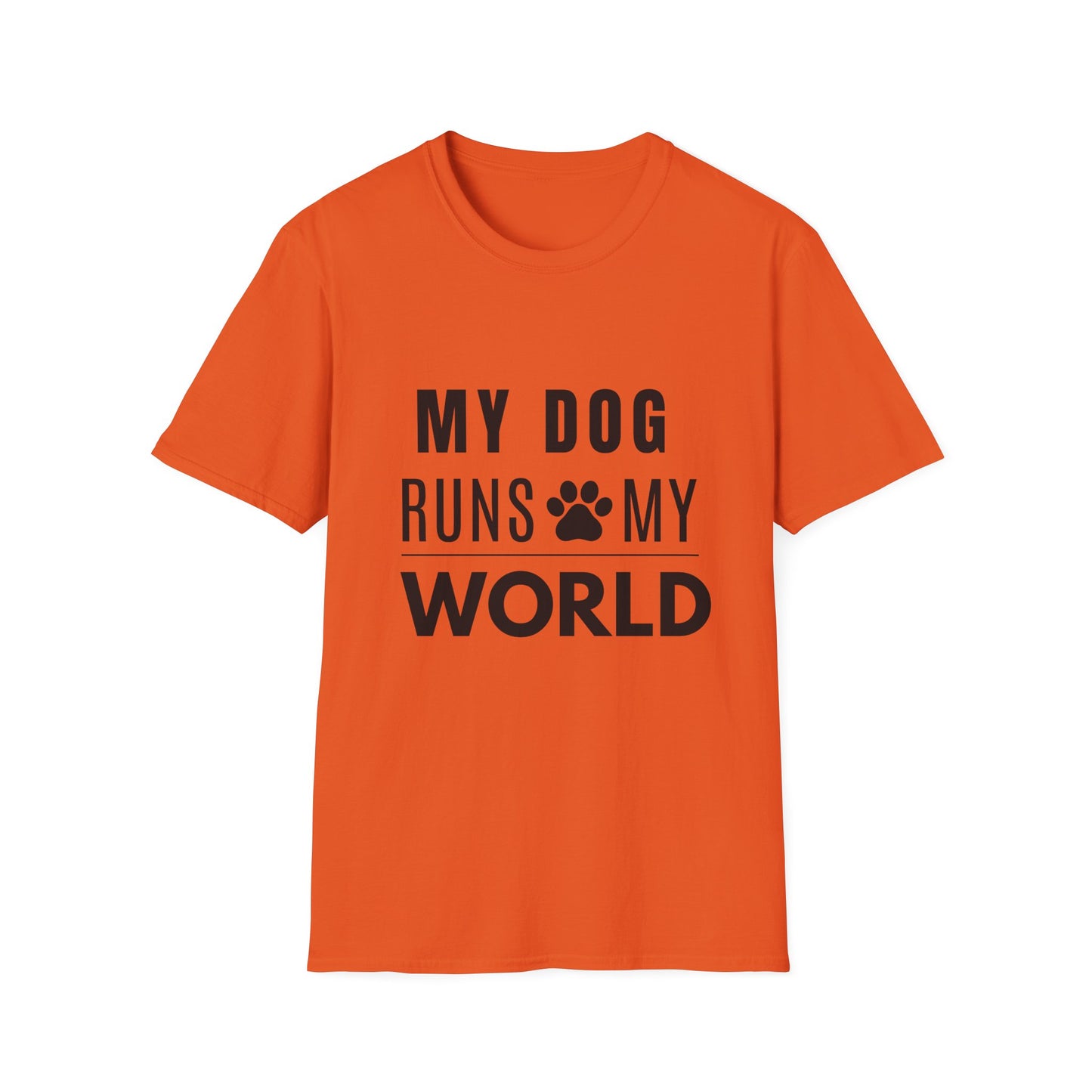 My Dog Runs My World T-Shirt