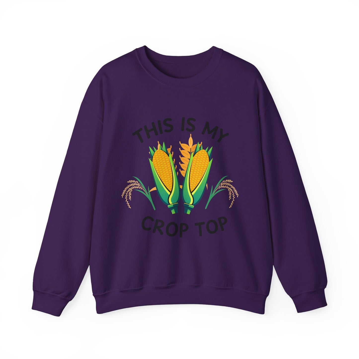 This Is My Crop Top - Funny Plant and Gardening Lover Sweatshirt