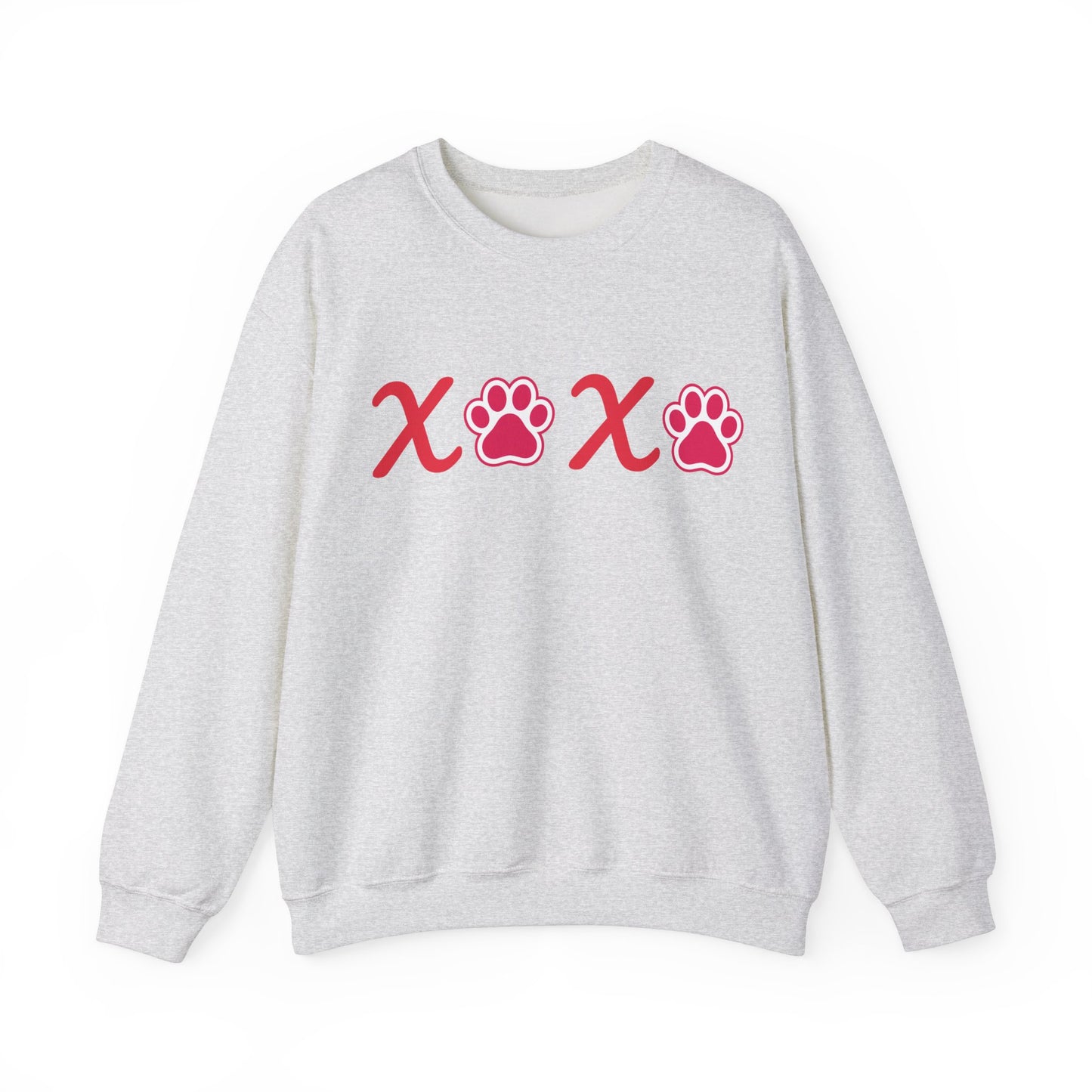 Valentine's Day Dog Lover Sweatshirt - XOXO Unisex Crewneck Sweatshirt