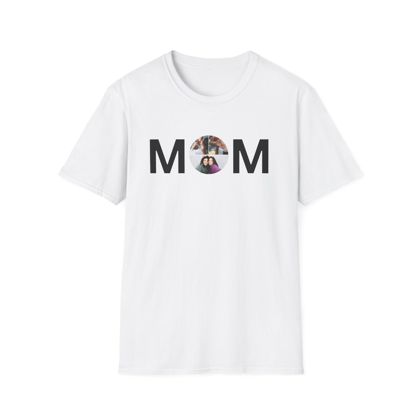 Personalized MOM Photo T-Shirt | Tee for Mother's Day & Family Gifts