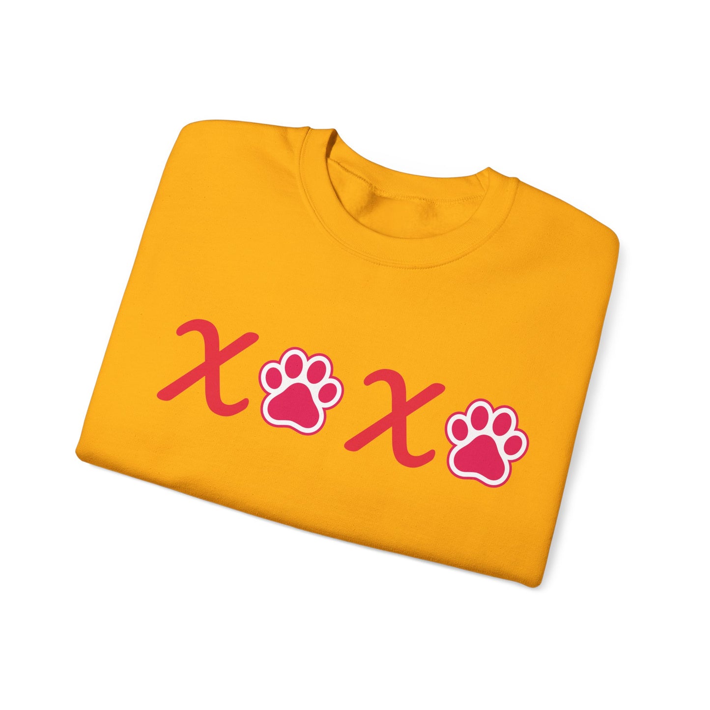 Valentine's Day Dog Lover Sweatshirt - XOXO Unisex Crewneck Sweatshirt
