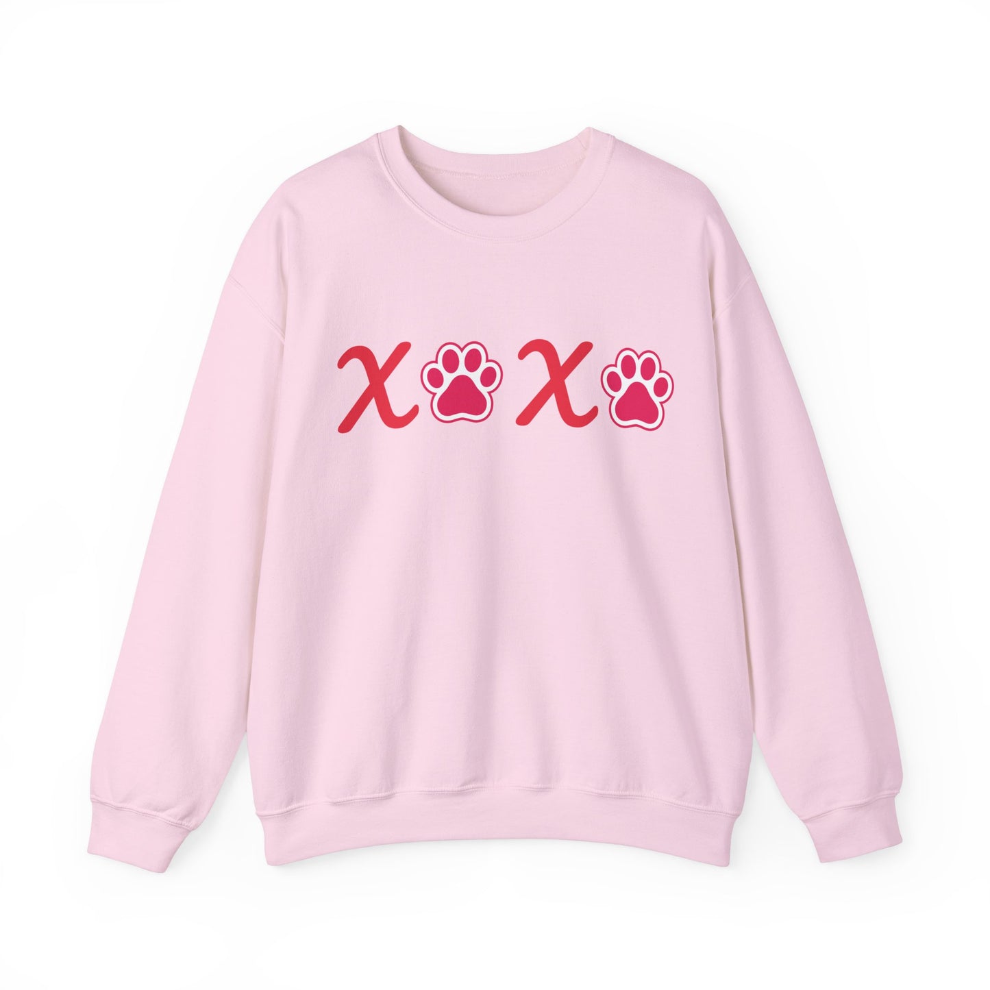 Valentine's Day Dog Lover Sweatshirt - XOXO Unisex Crewneck Sweatshirt
