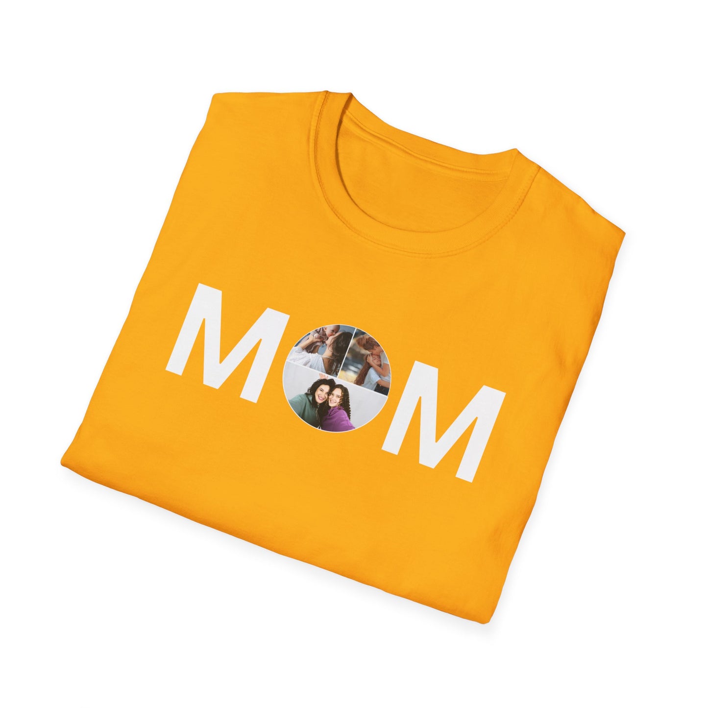 Personalized MOM Photo T-Shirt | Tee for Mother's Day & Family Gifts