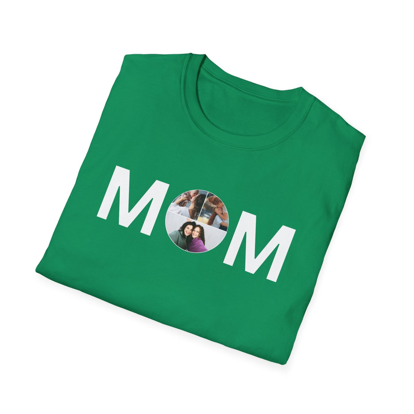 Personalized MOM Photo T-Shirt | Tee for Mother's Day & Family Gifts