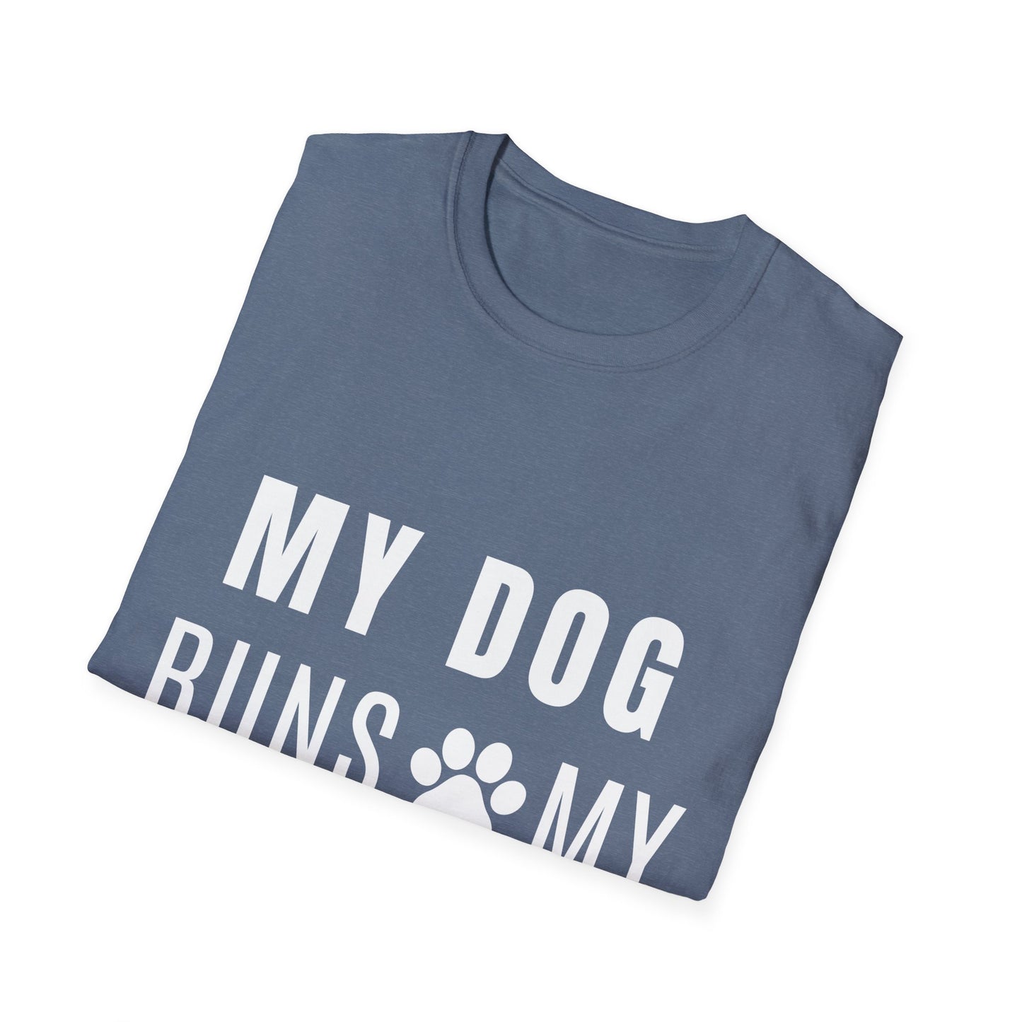 My Dog Runs My World T-Shirt