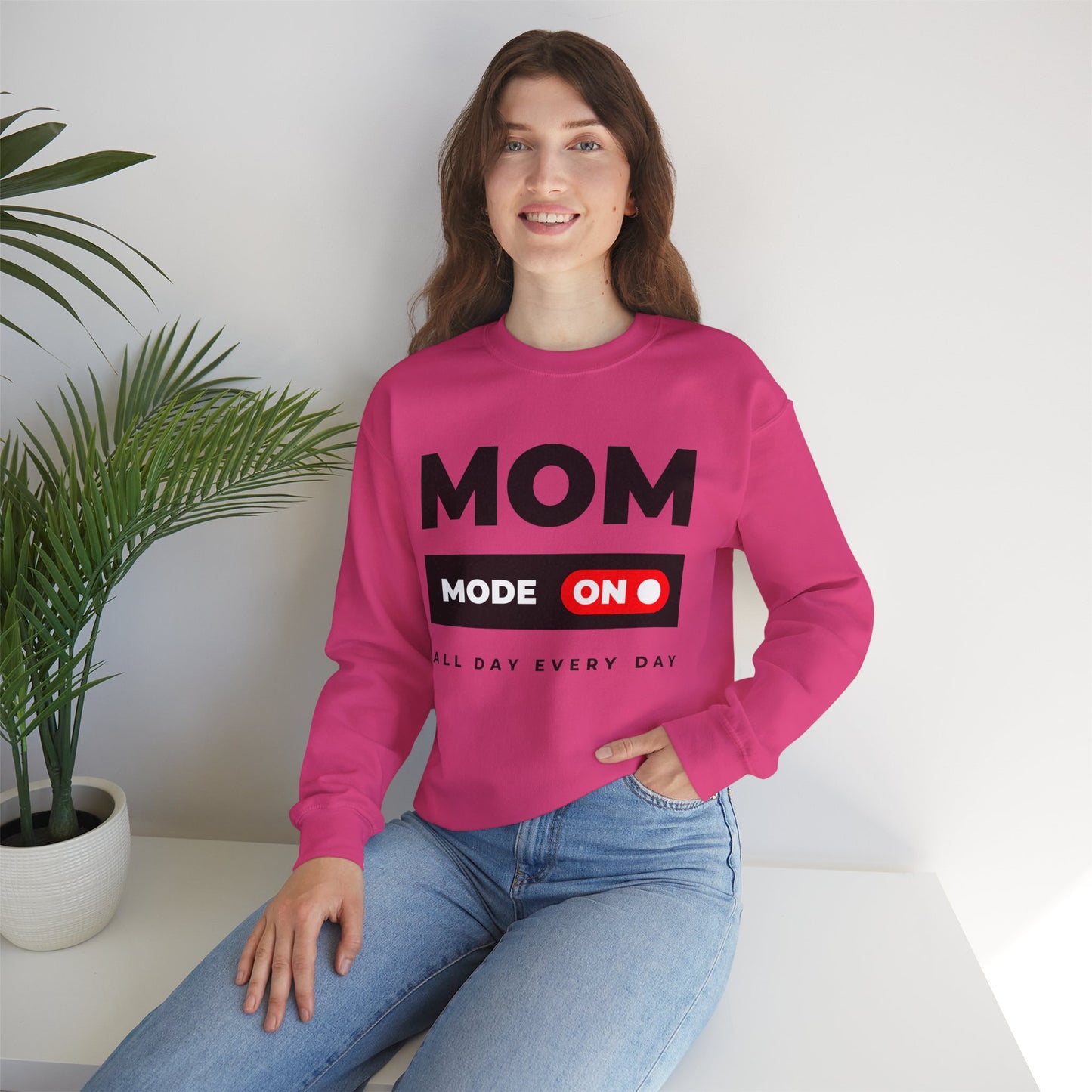 Mom Mode Comfy Mom Sweatshirt