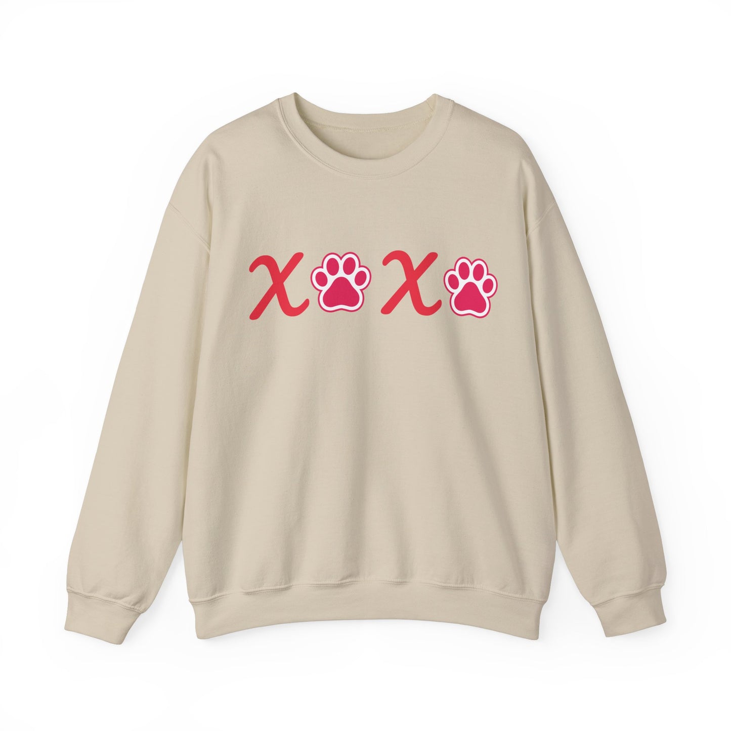 Valentine's Day Dog Lover Sweatshirt - XOXO Unisex Crewneck Sweatshirt