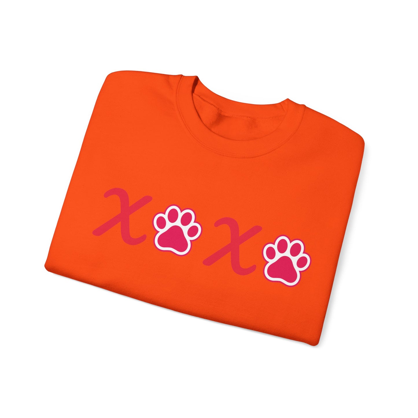 Valentine's Day Dog Lover Sweatshirt - XOXO Unisex Crewneck Sweatshirt