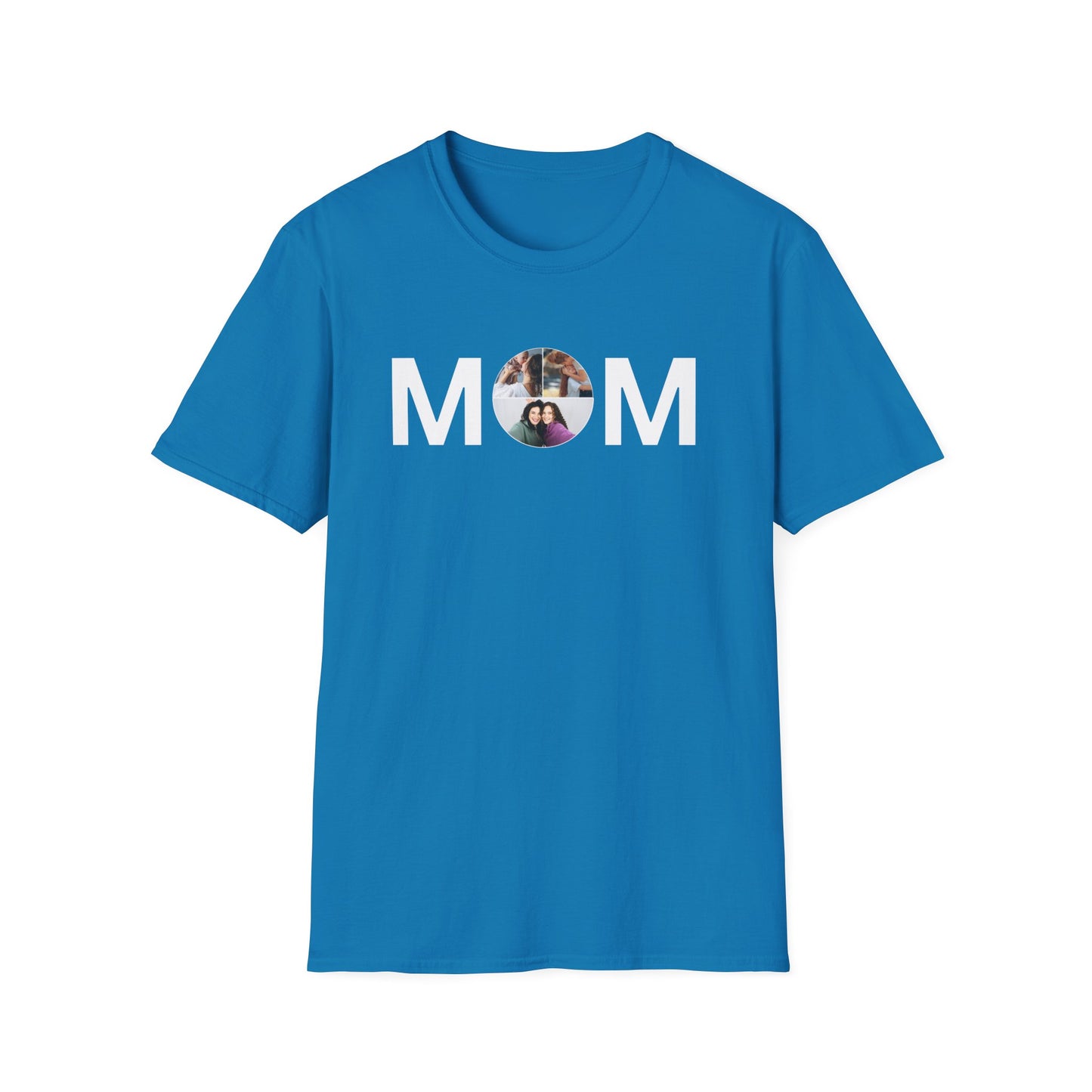 Personalized MOM Photo T-Shirt | Tee for Mother's Day & Family Gifts