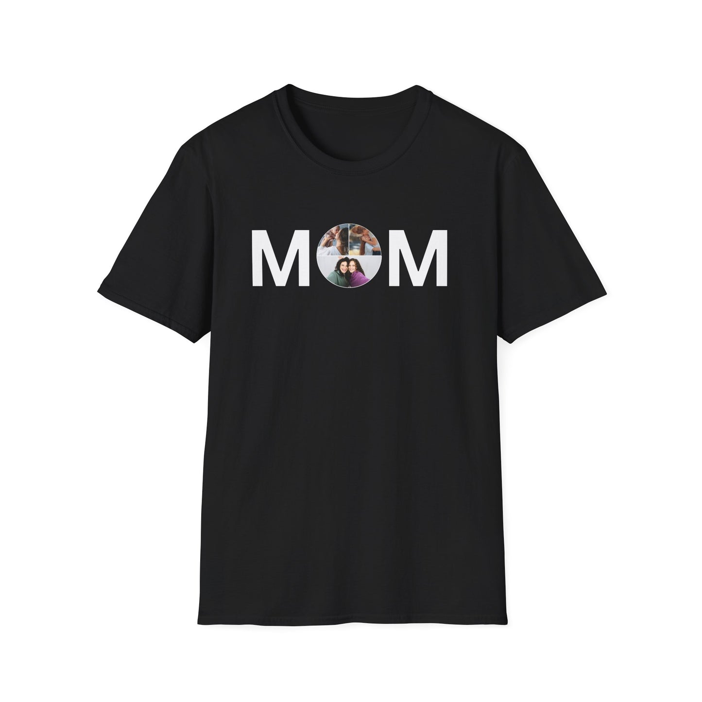 Personalized MOM Photo T-Shirt | Tee for Mother's Day & Family Gifts