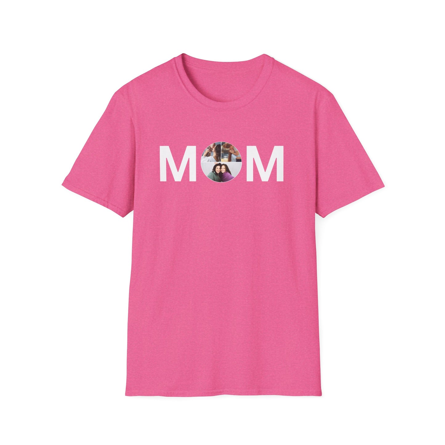 Personalized MOM Photo T-Shirt | Tee for Mother's Day & Family Gifts