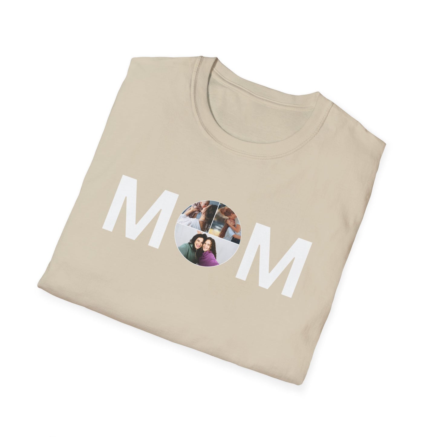 Personalized MOM Photo T-Shirt | Tee for Mother's Day & Family Gifts
