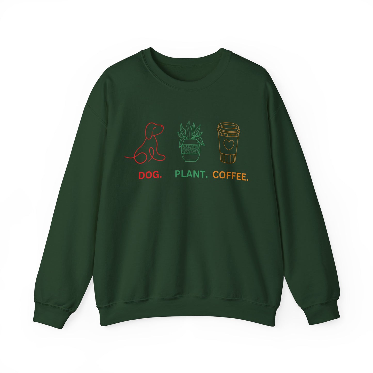 Dog Plant Coffee Sweatshirt