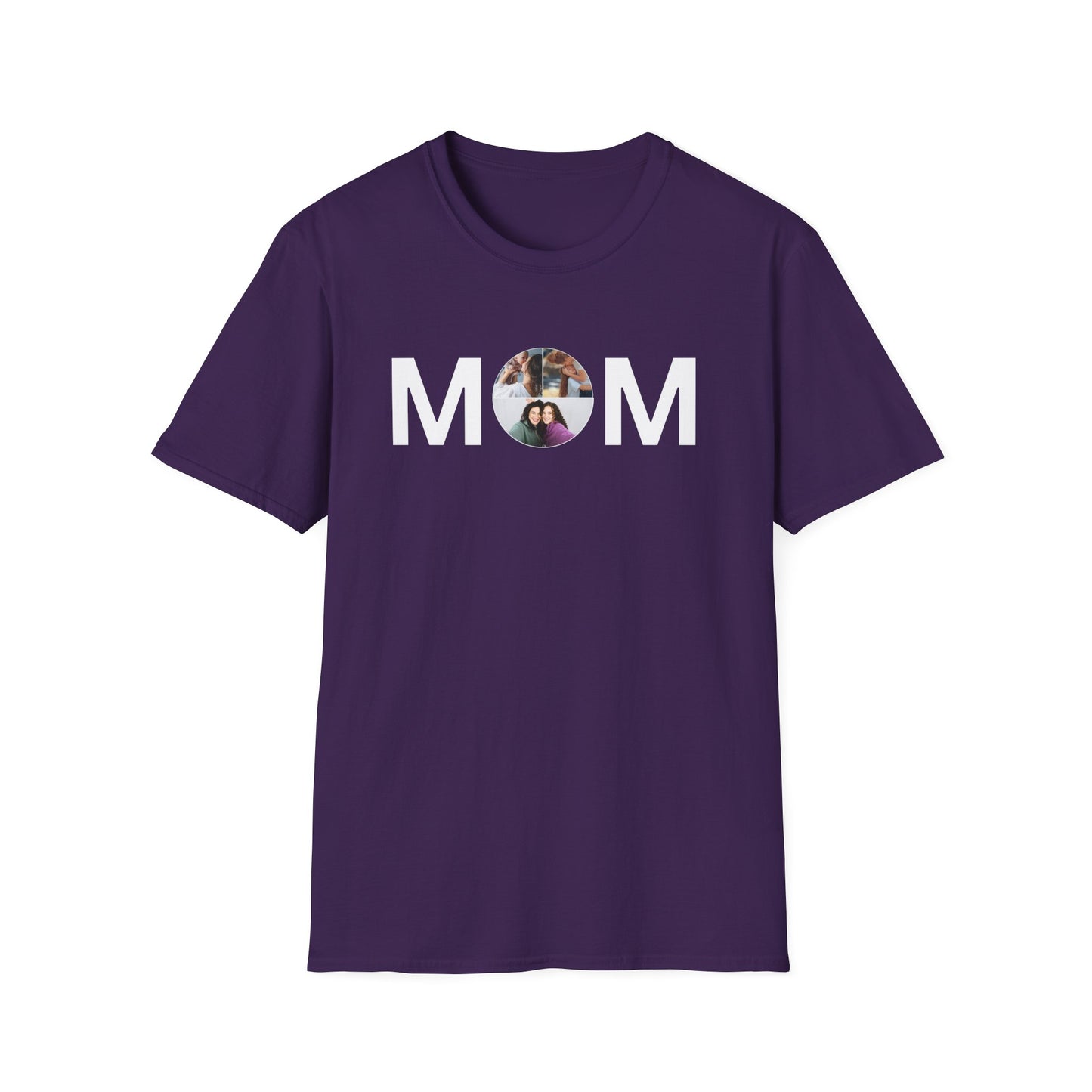 Personalized MOM Photo T-Shirt | Tee for Mother's Day & Family Gifts