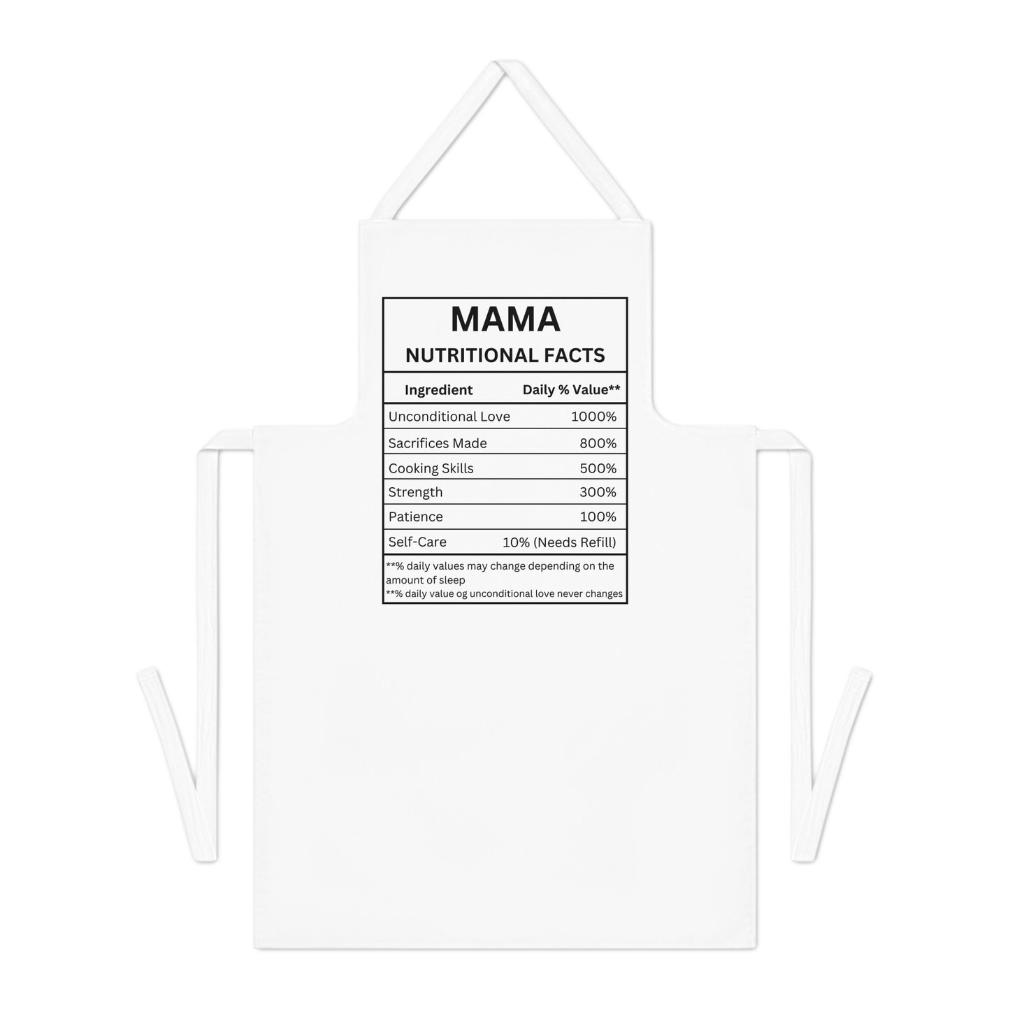 Mama Qualities Adult Apron - Perfect Gift for Moms and Cooking Enthusiasts