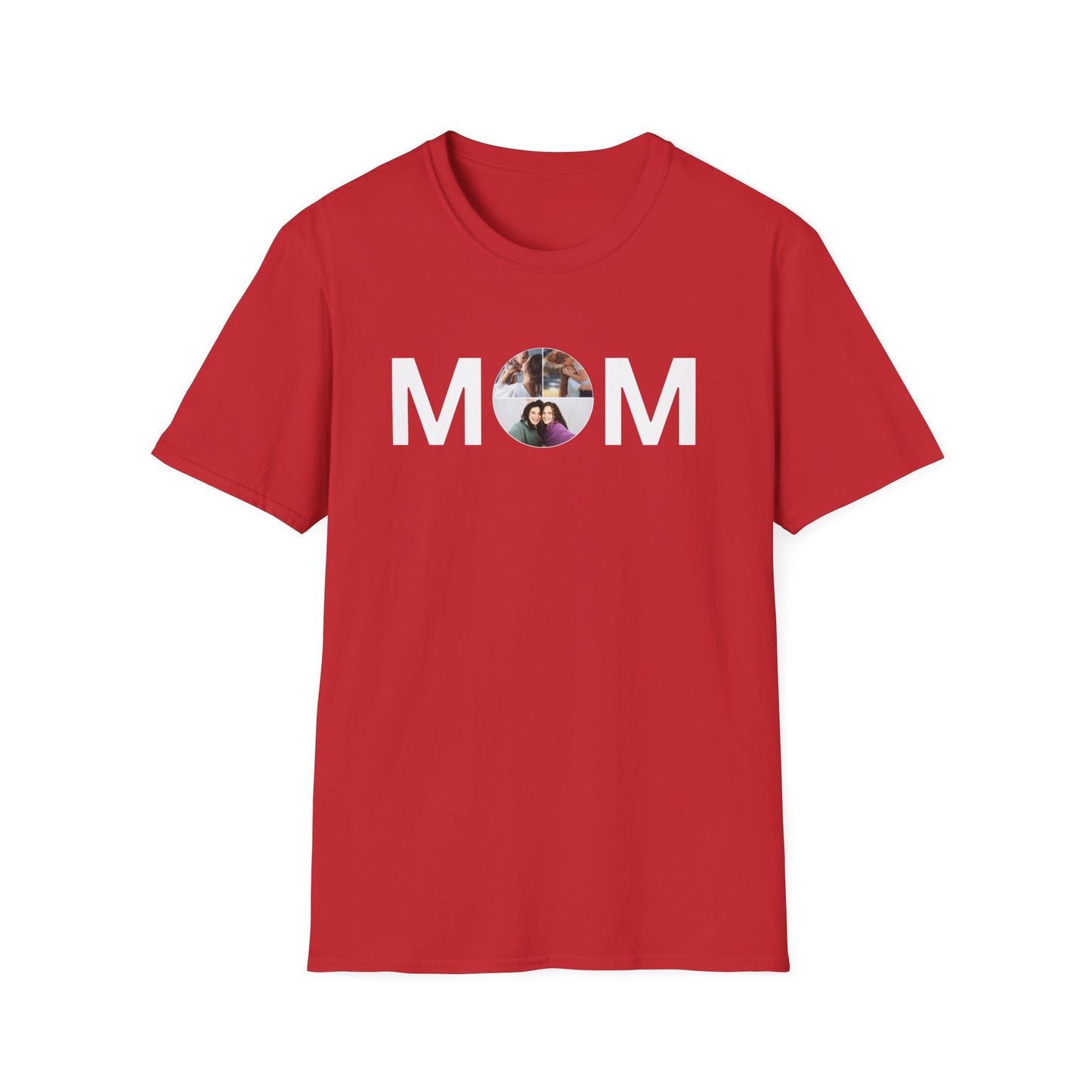 Personalized MOM Photo T-Shirt | Tee for Mother's Day & Family Gifts