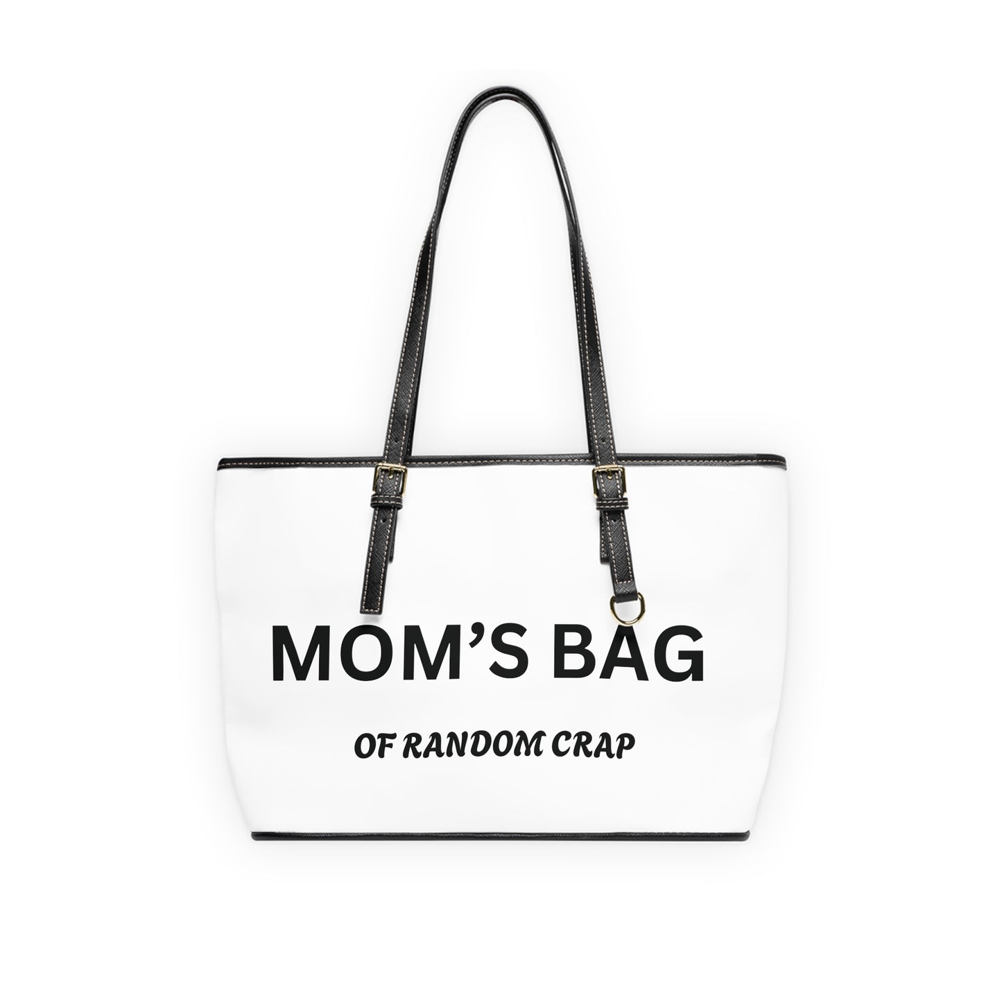 Mom's Bag of Random Crap Leather Shoulder Bag