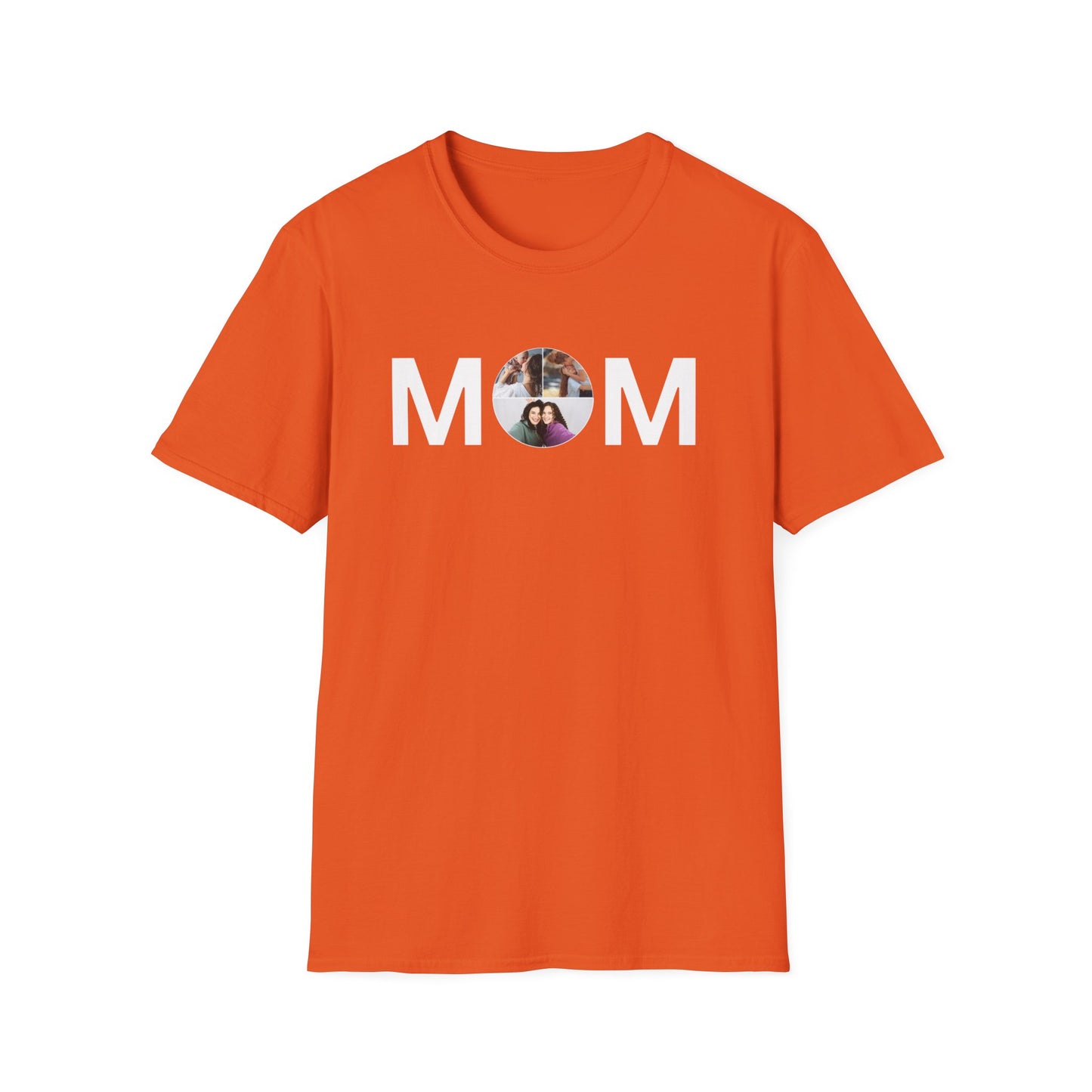 Personalized MOM Photo T-Shirt | Tee for Mother's Day & Family Gifts