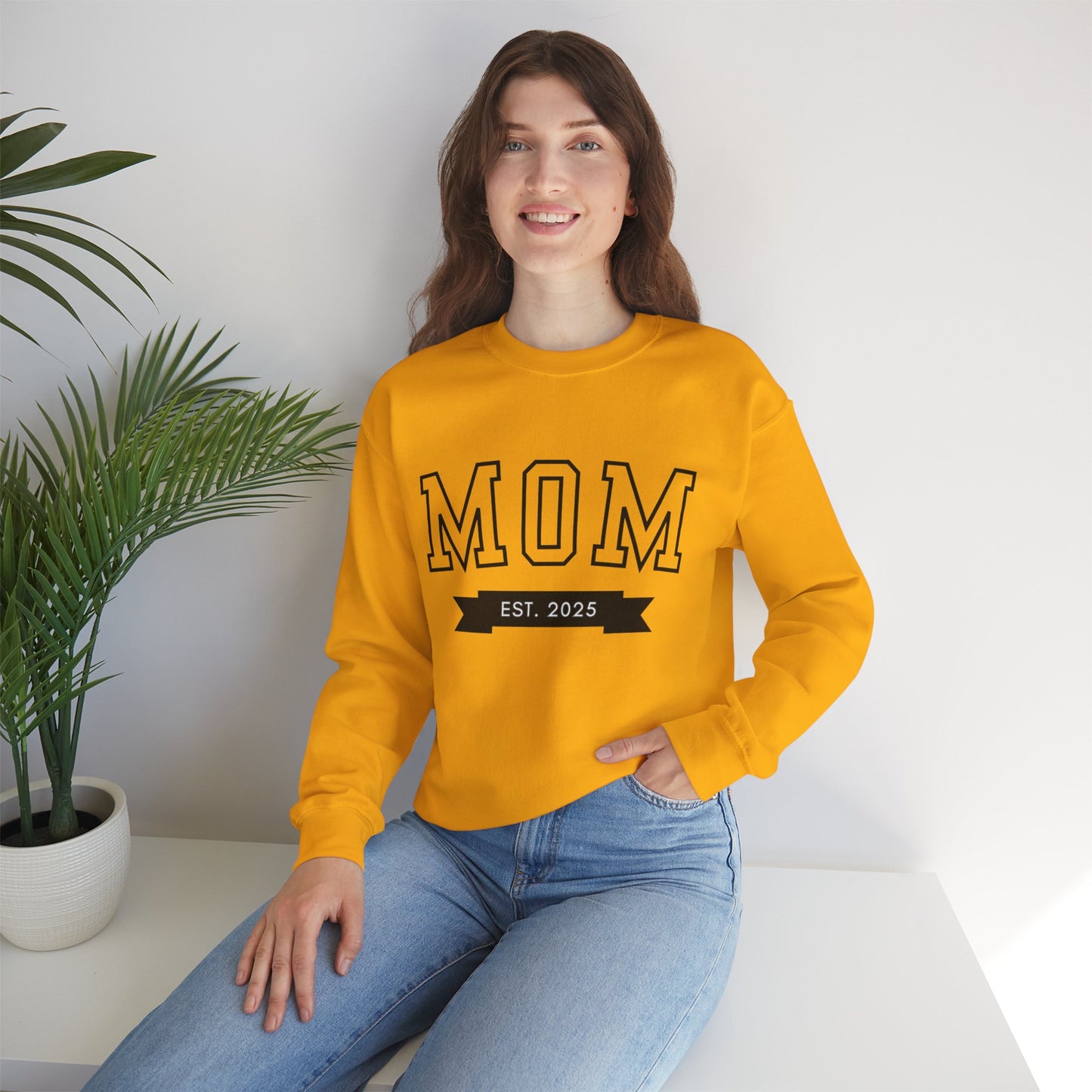 Mom Est New Mom Sweatshirt
