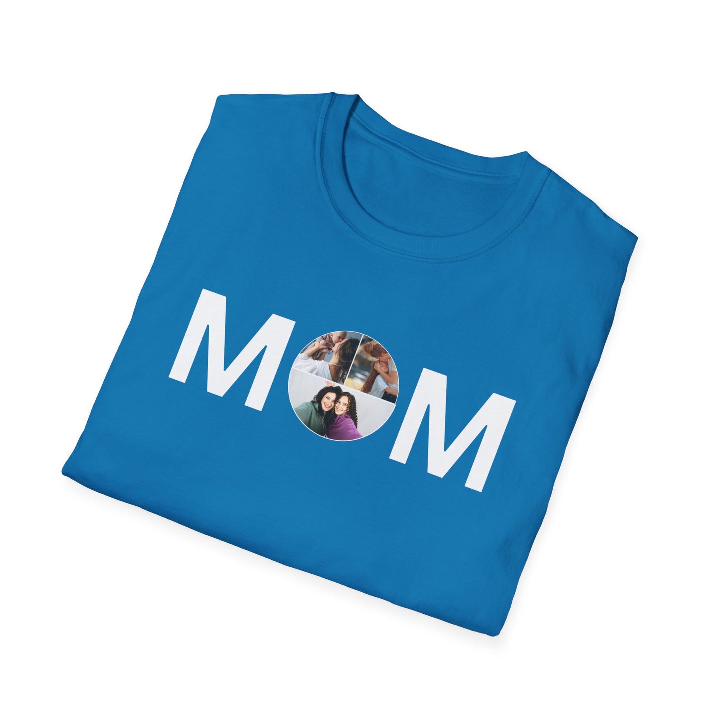 Personalized MOM Photo T-Shirt | Tee for Mother's Day & Family Gifts
