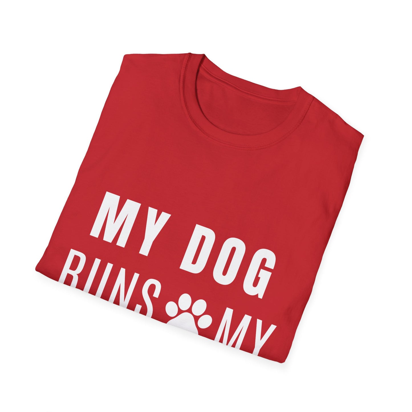 My Dog Runs My World T-Shirt