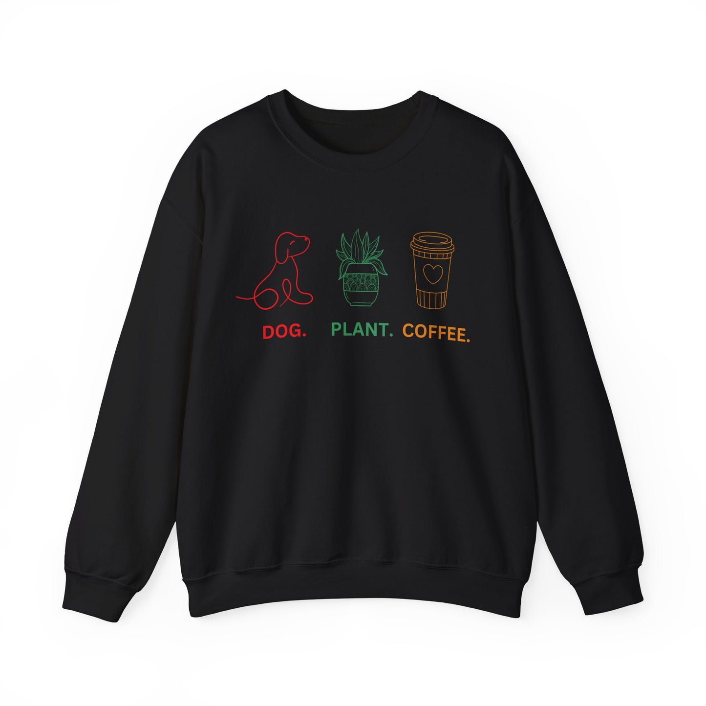 Dog Plant Coffee Sweatshirt