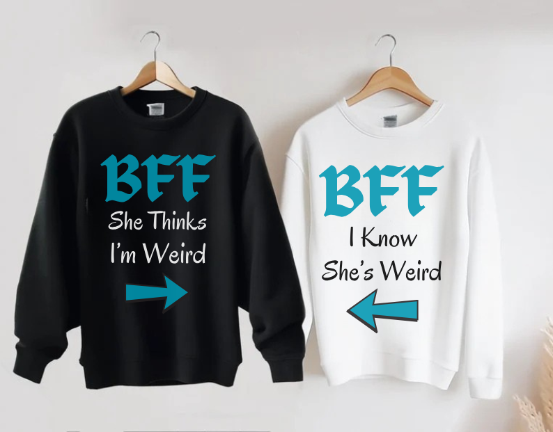 Funny Besfriends Sweatshirt Bundle