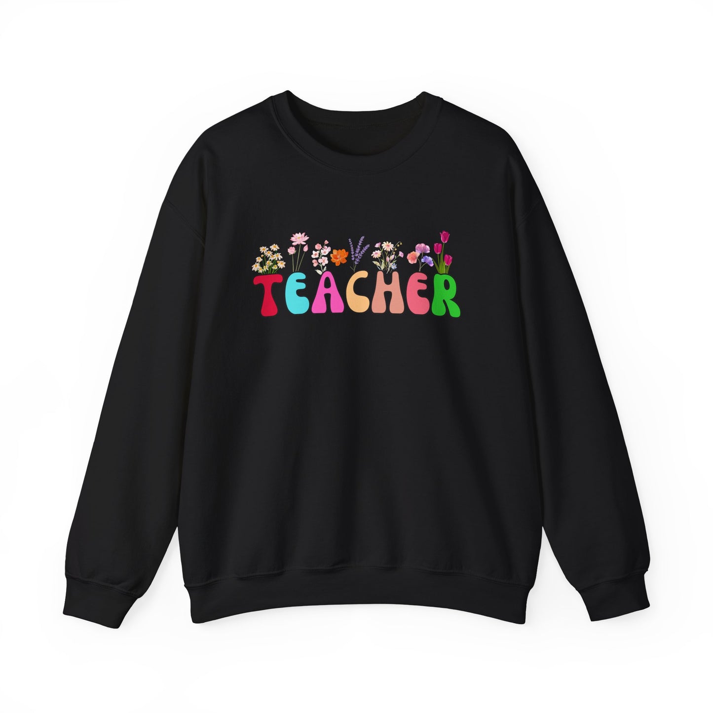 Teacher Floral Sweatshirt