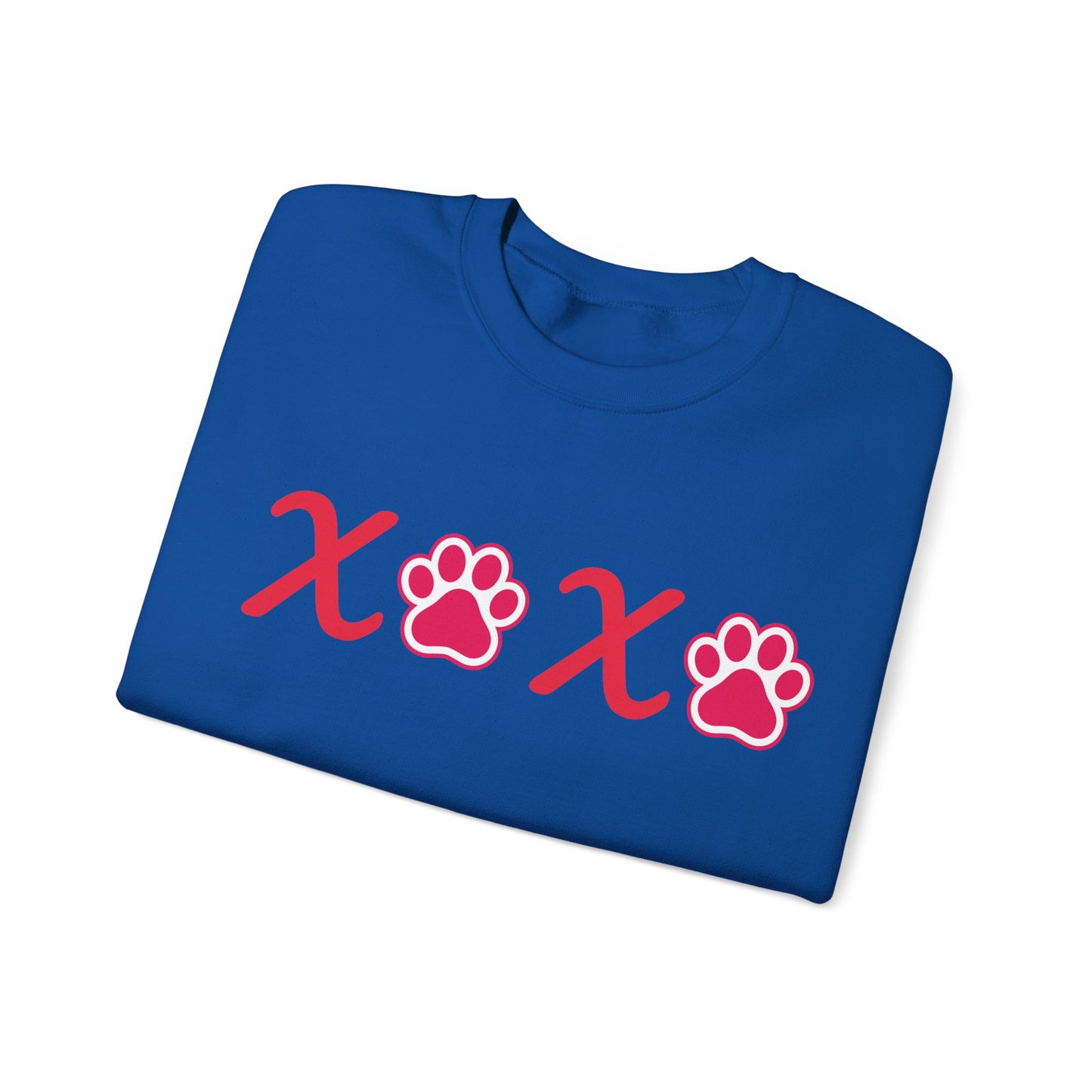 Valentine's Day Dog Lover Sweatshirt - XOXO Unisex Crewneck Sweatshirt