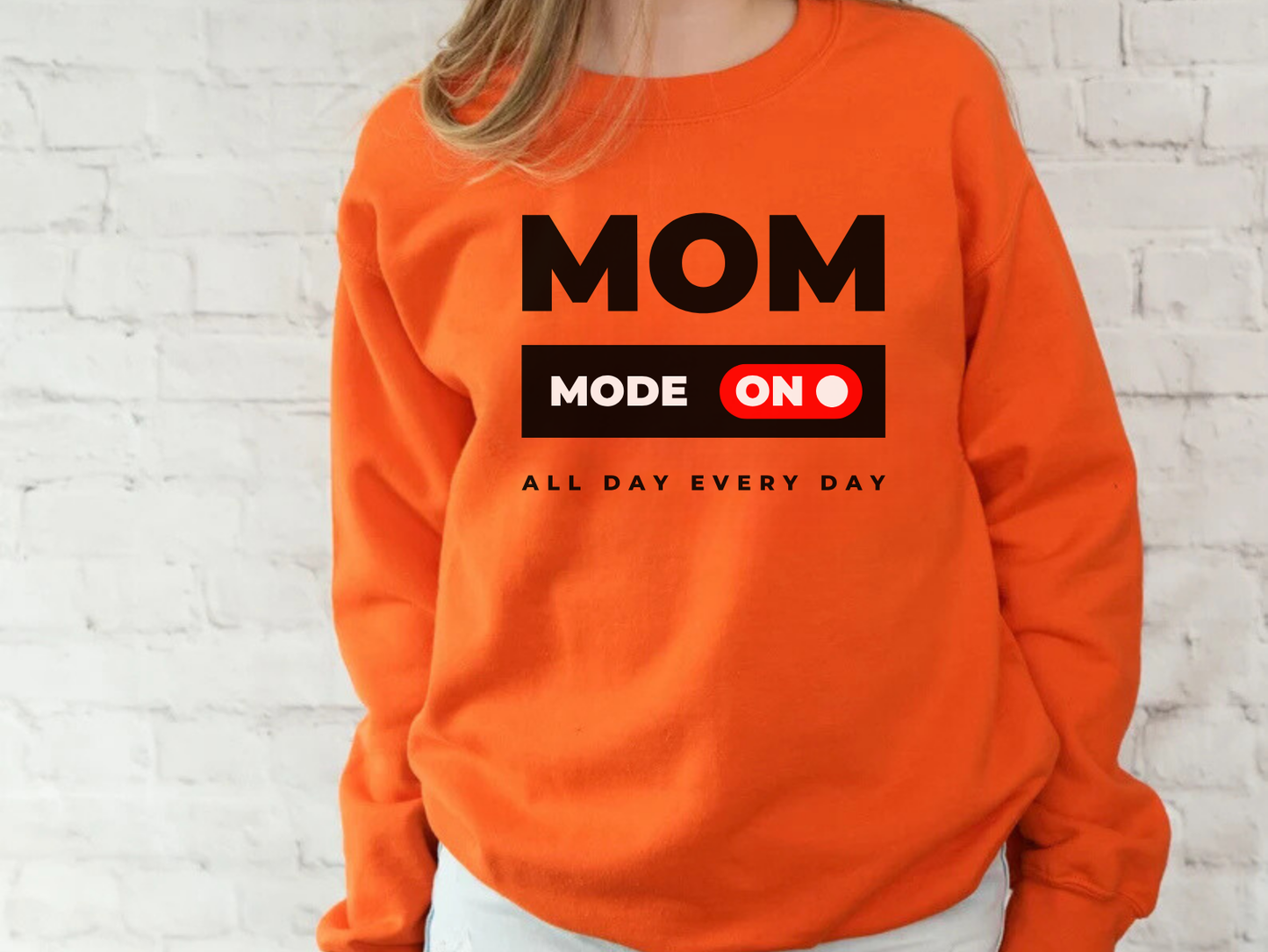 Mom Mode Comfy Mom Sweatshirt