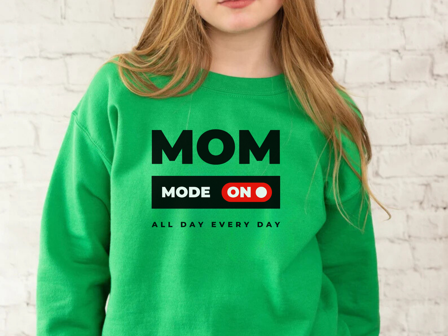 Mom Mode Comfy Mom Sweatshirt