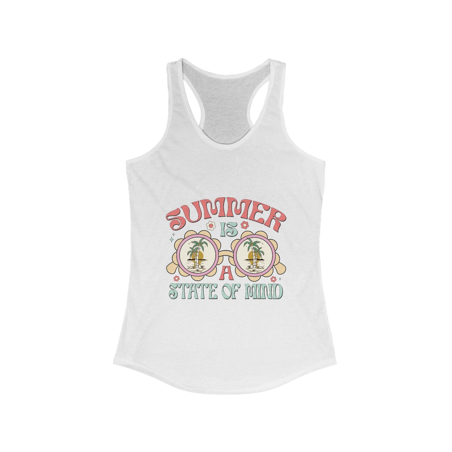 "Summer is a State of Mind" Racerback Summer Tank Top