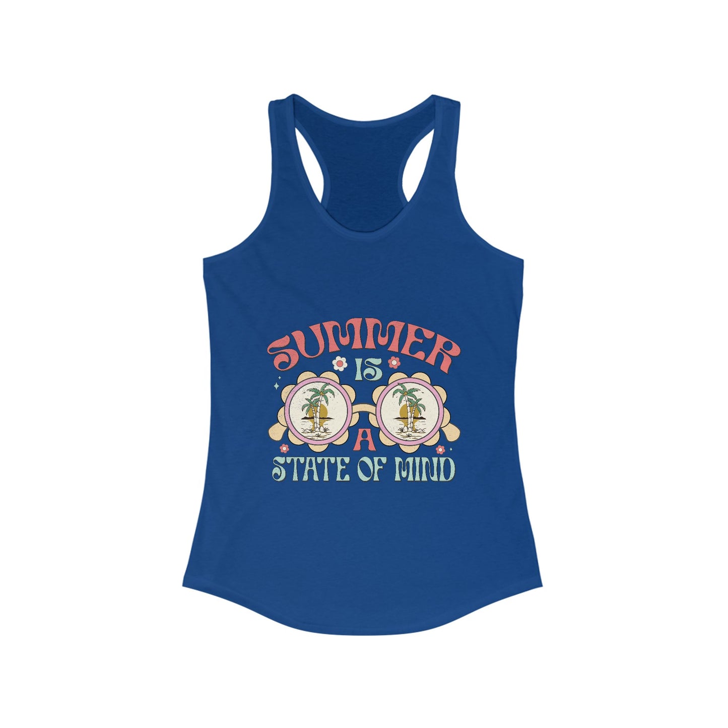 "Summer is a State of Mind" Racerback Summer Tank Top