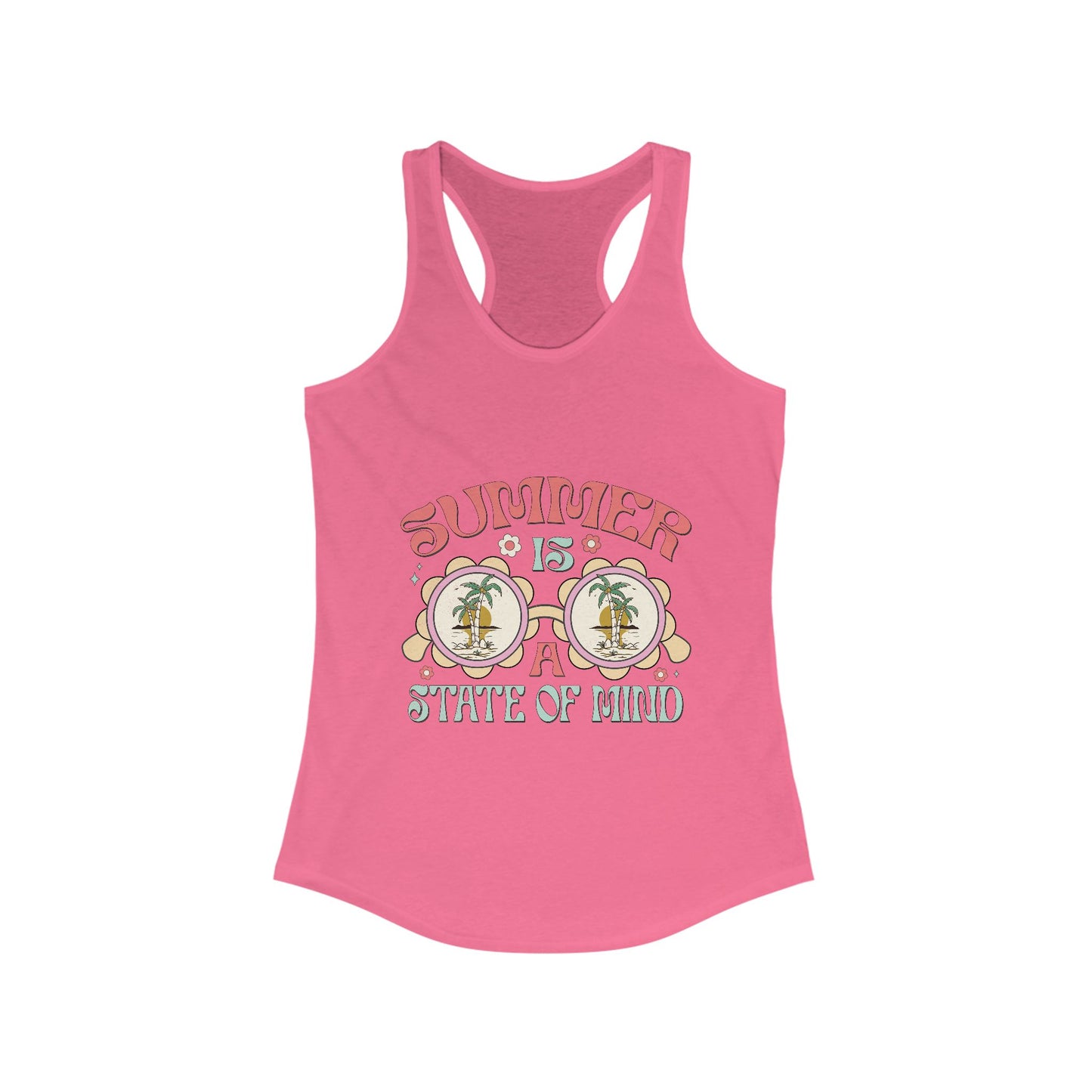 "Summer is a State of Mind" Racerback Summer Tank Top
