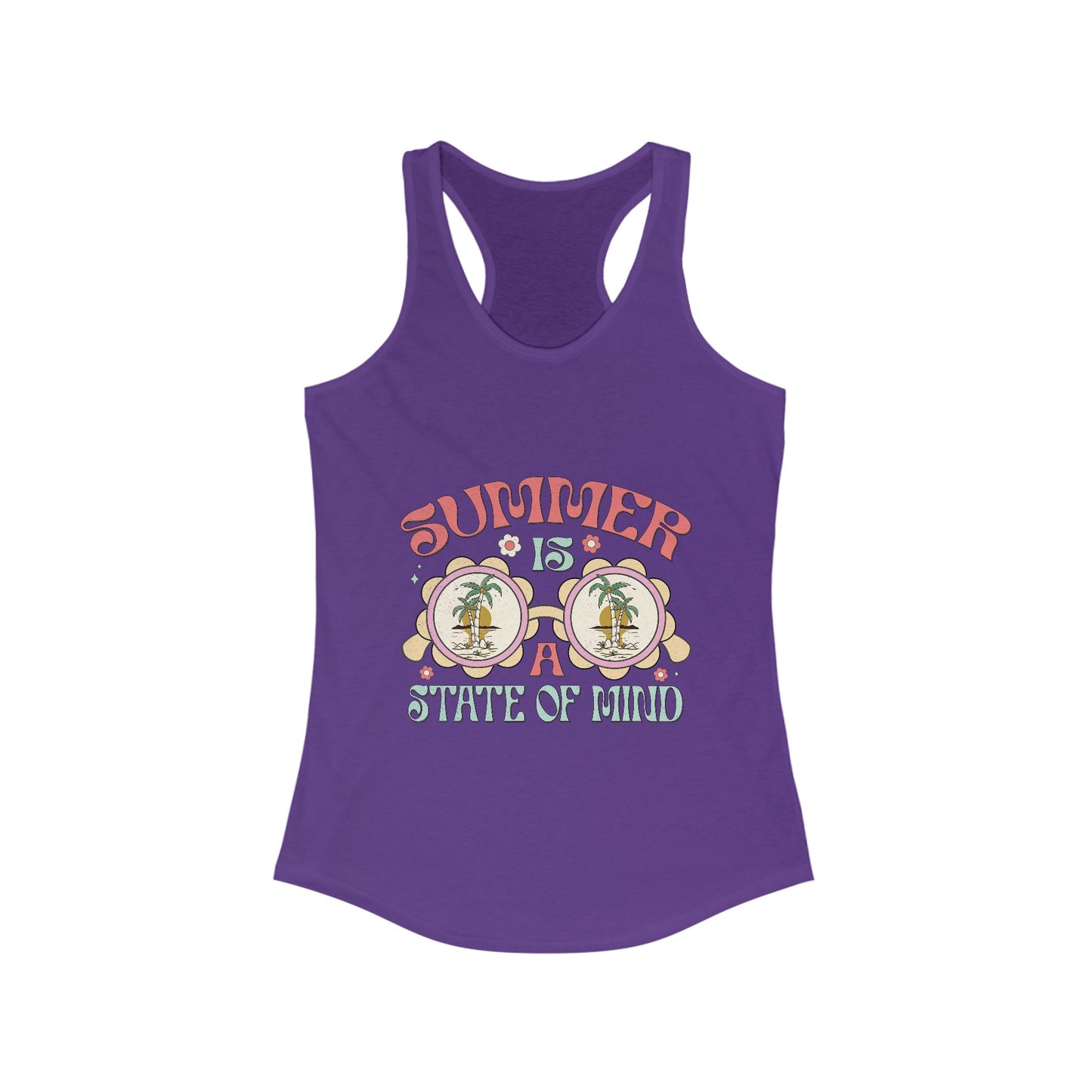 "Summer is a State of Mind" Racerback Summer Tank Top