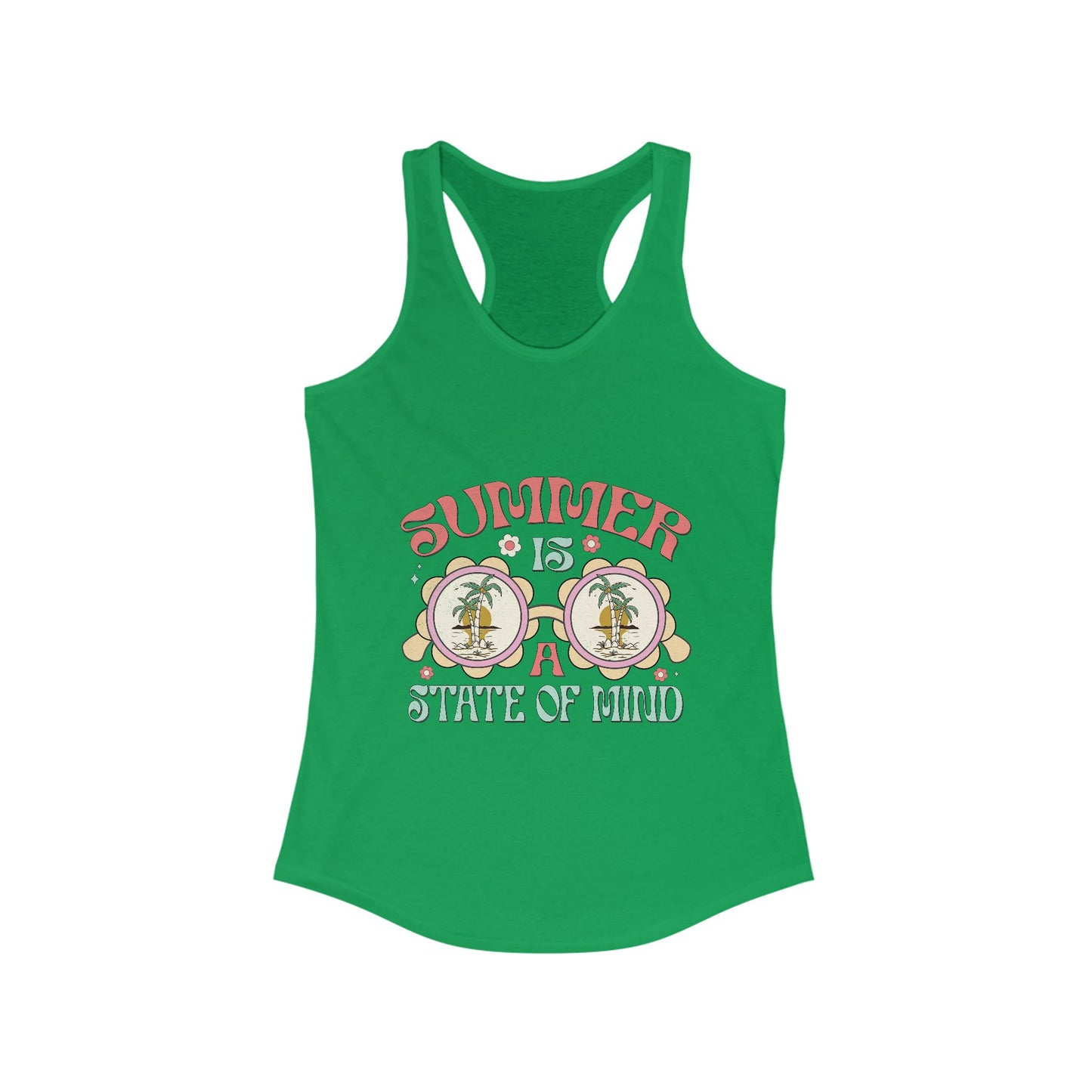 "Summer is a State of Mind" Racerback Summer Tank Top