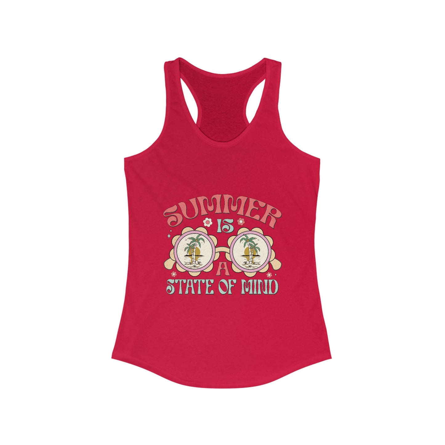"Summer is a State of Mind" Racerback Summer Tank Top