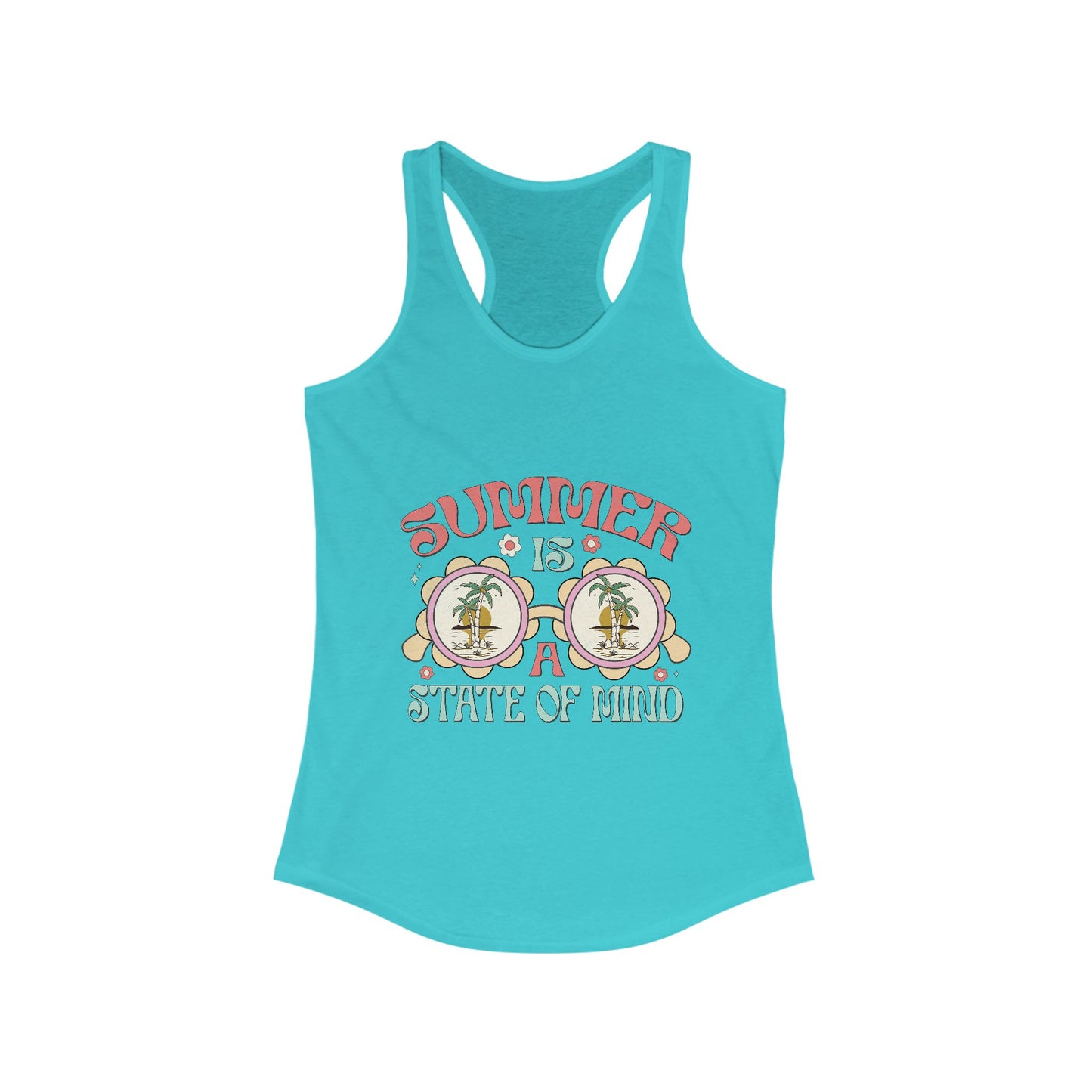 "Summer is a State of Mind" Racerback Summer Tank Top