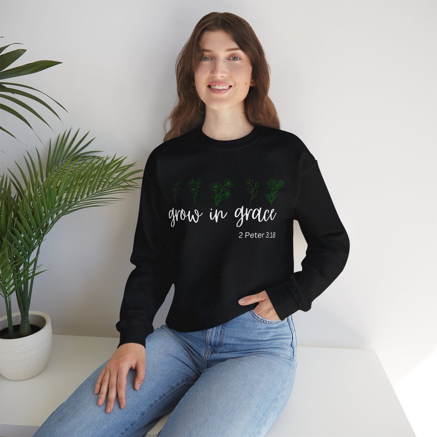 Grow In Grace - Sweatshirt for Christians