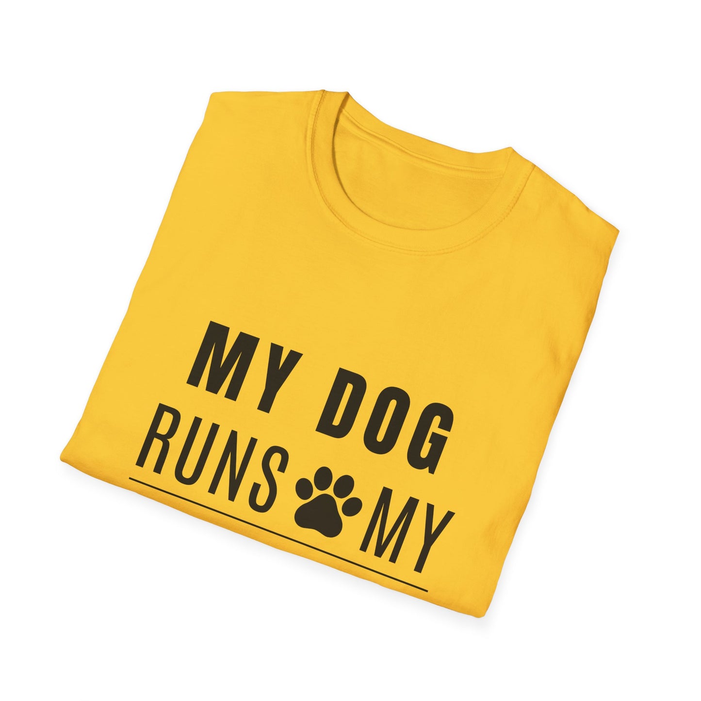 My Dog Runs My World T-Shirt