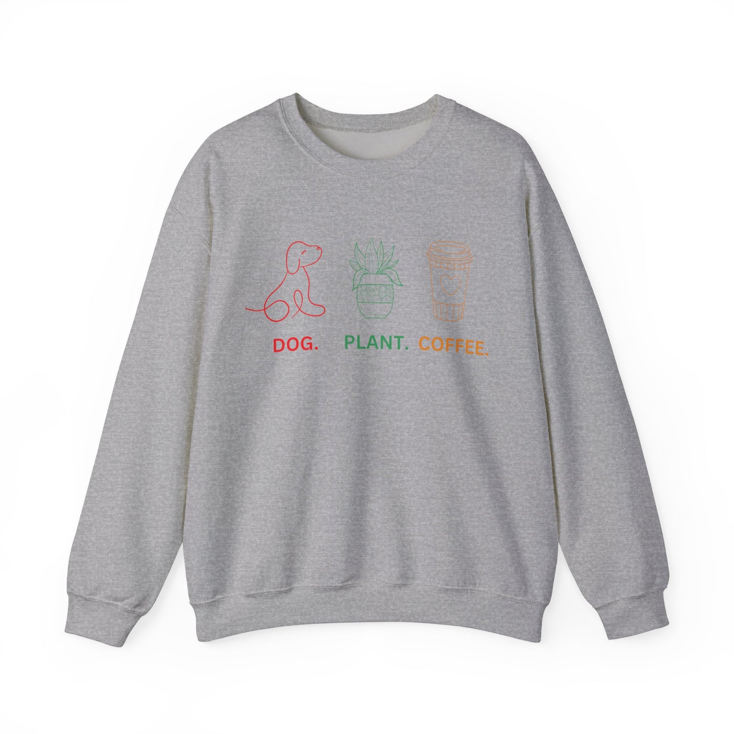 Dog Plant Coffee Sweatshirt