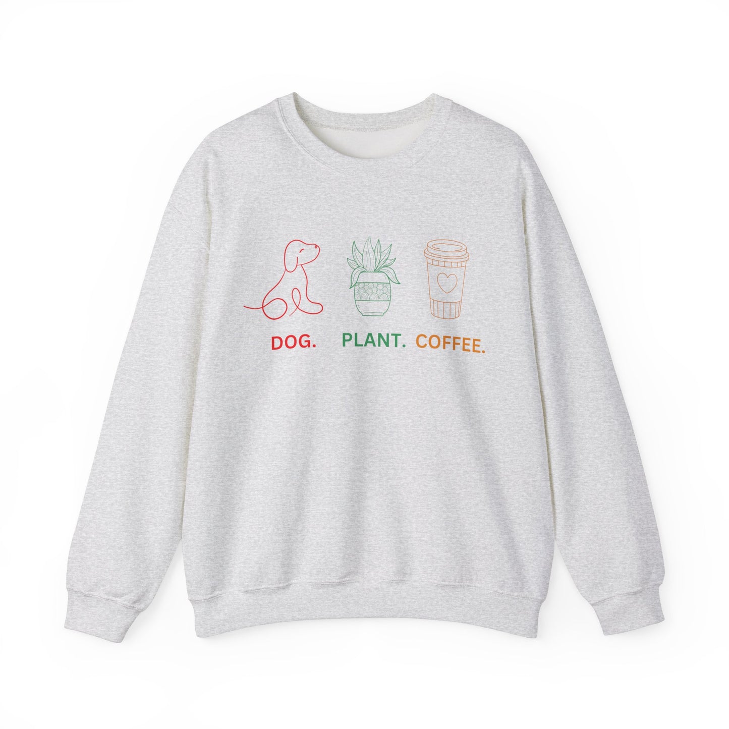 Dog Plant Coffee Sweatshirt