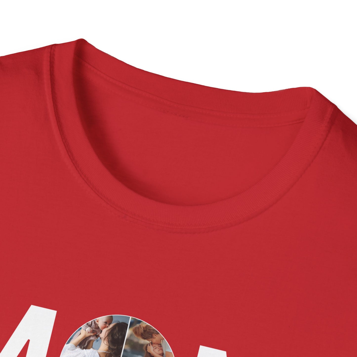 Personalized MOM Photo T-Shirt | Tee for Mother's Day & Family Gifts