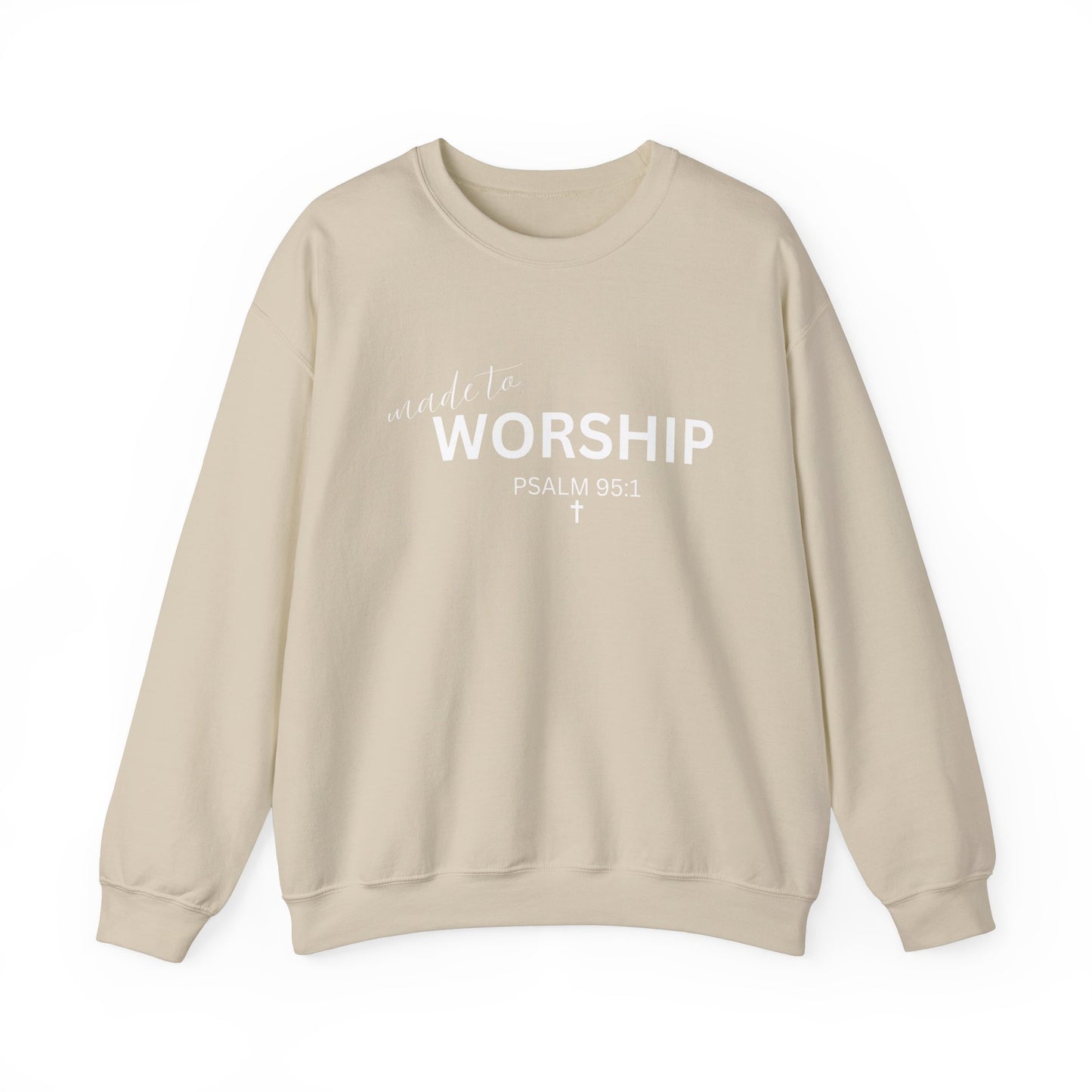 Made to Worship "Psalm 95:1" - Sweatshirt for Christians
